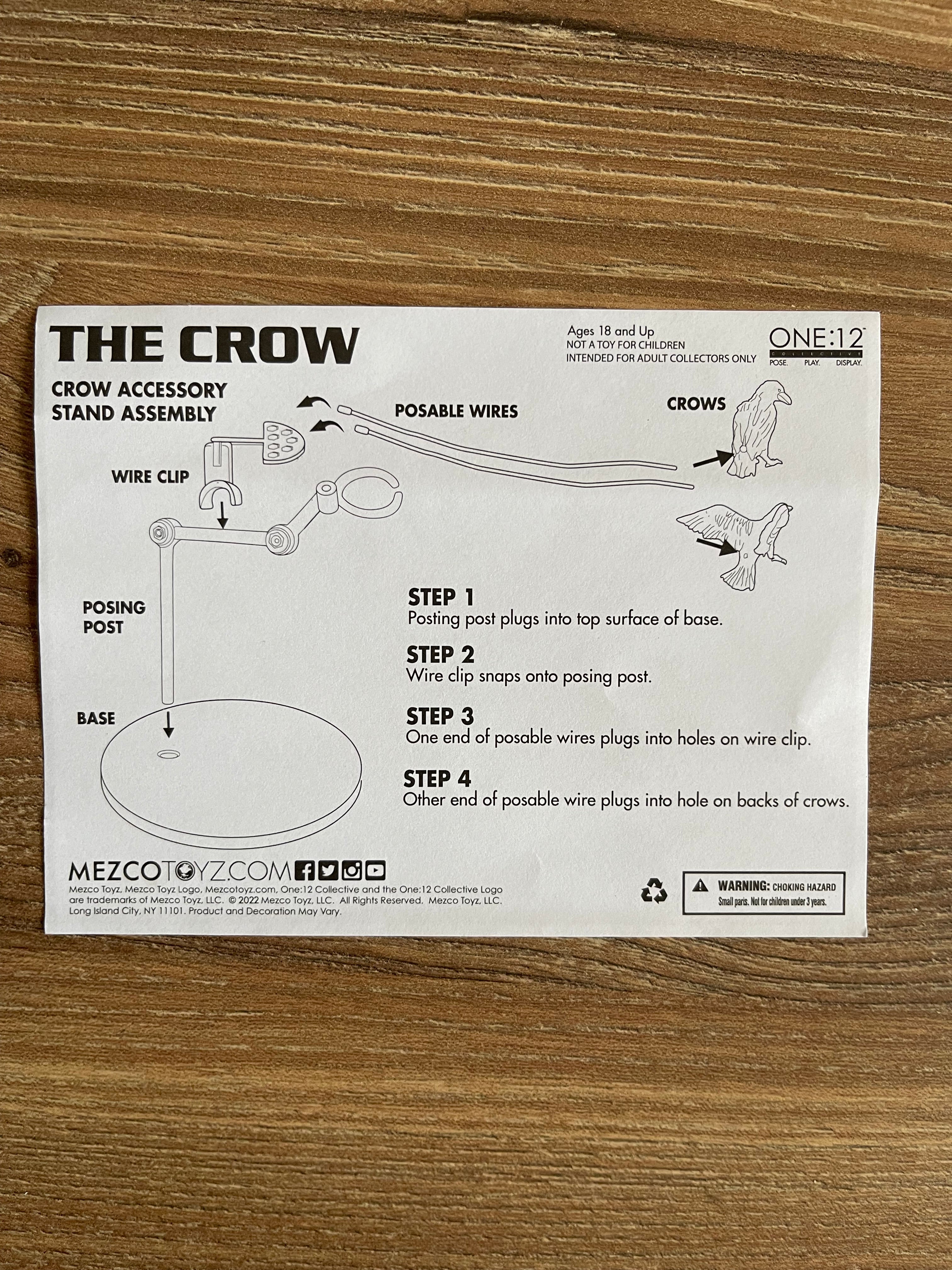Mezco One:12 Collective-The Crow( Eric Draven)