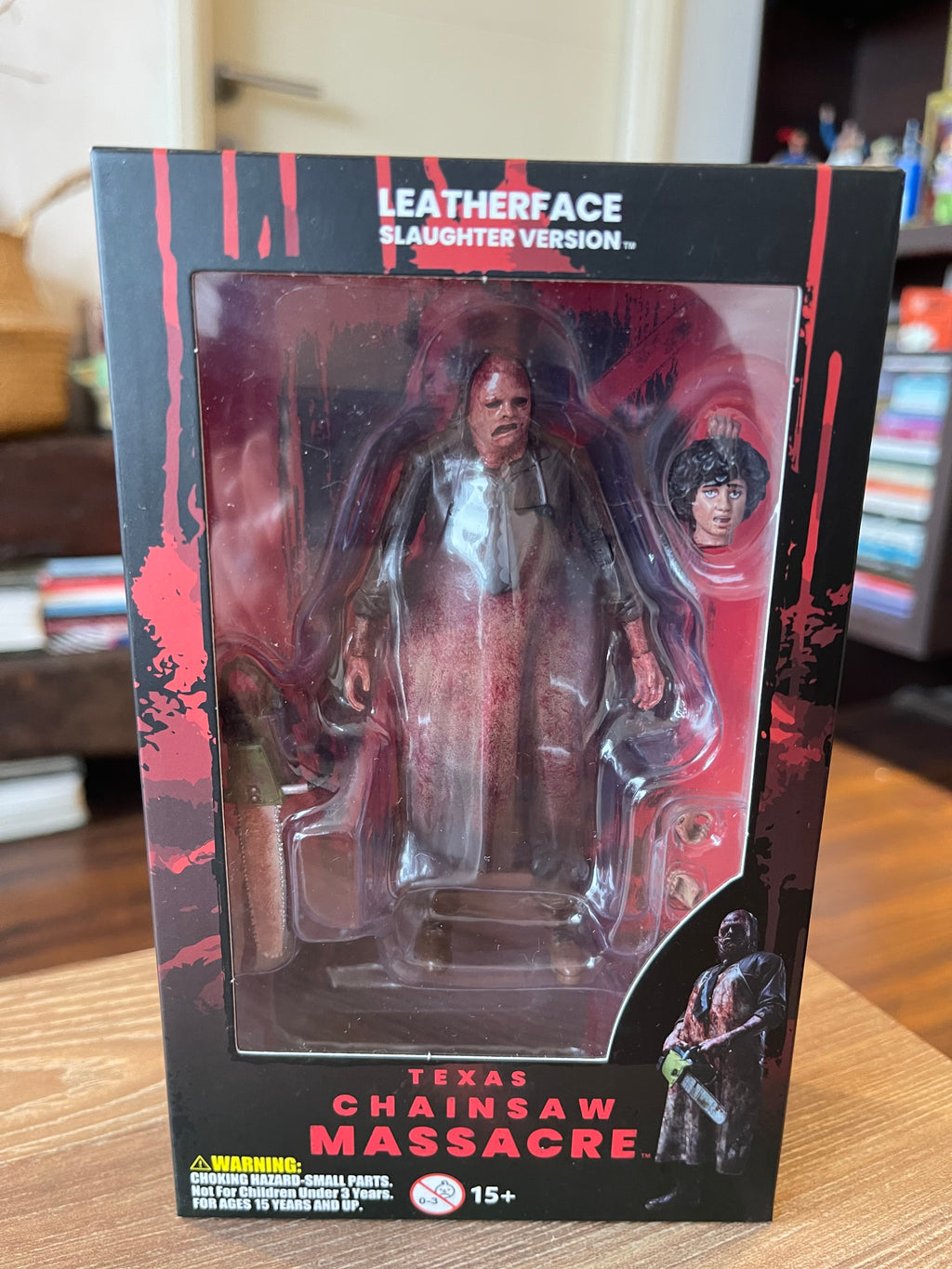 Leatherface 2022– Hiya Toys (The Texas Chainsaw Massacre 2022) Versión Blood 🩸🩸🩸🩸