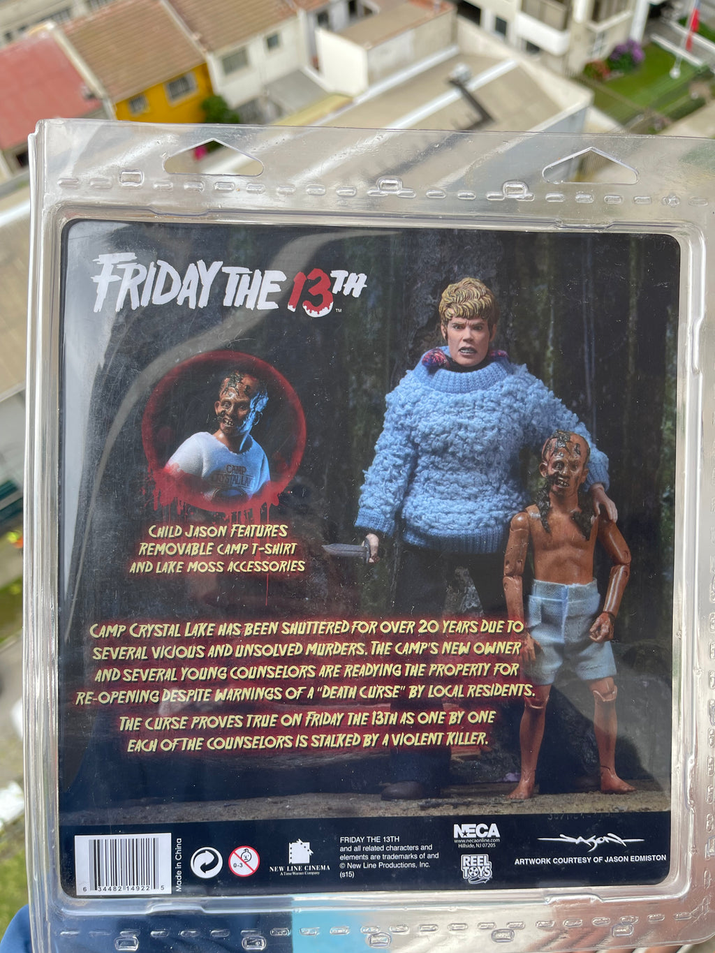 NECA Retro Cloth Pamela Voorhees & Jason - SDCC 2015 Exclusivo