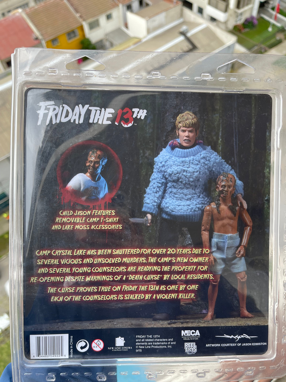 NECA Retro Cloth Pamela Voorhees & Jason - SDCC 2015 Exclusivo