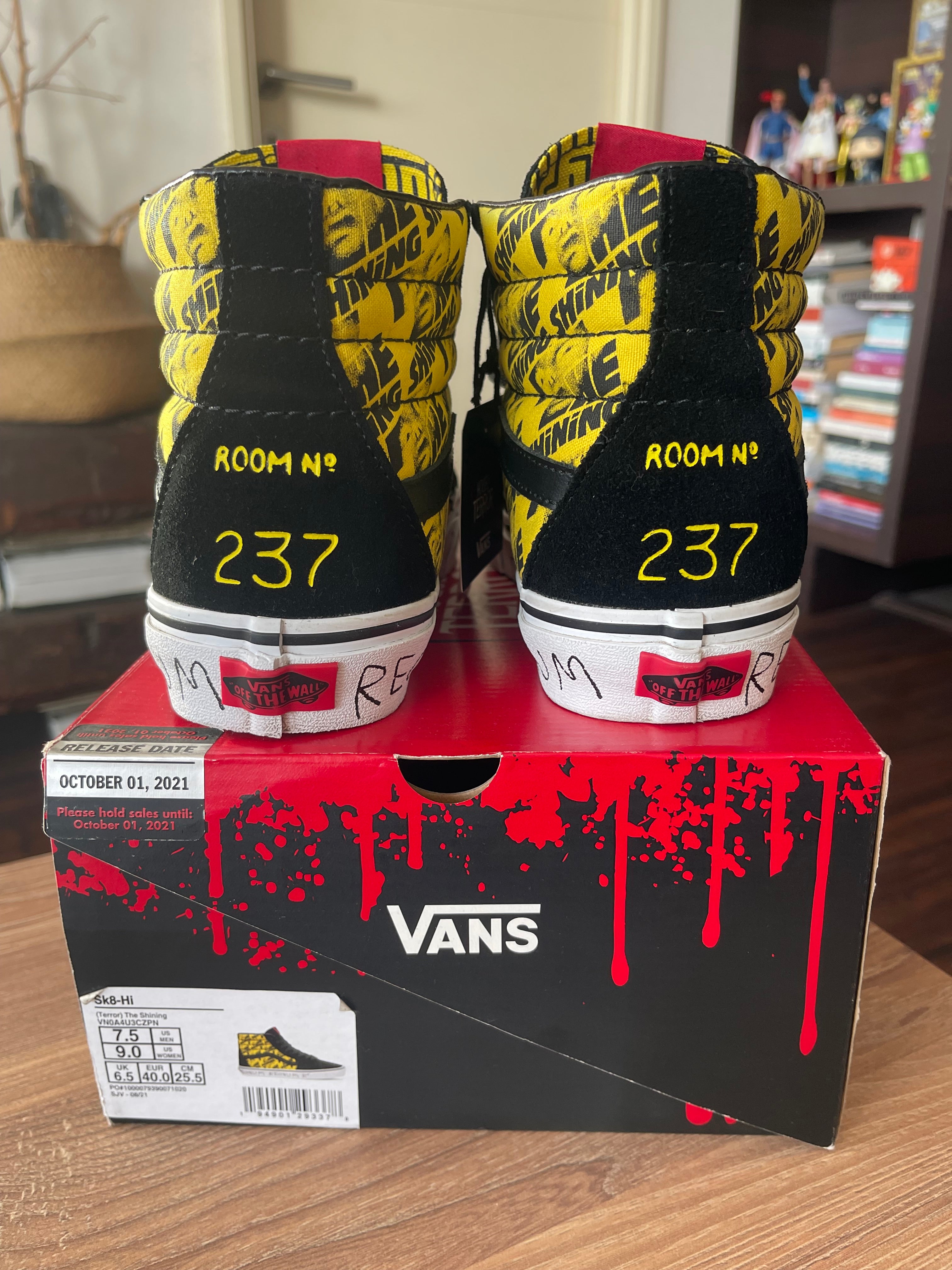 Vans Sk8-Hi edición 2021 the shining de la línea House of Terror 🪓🪓🪓🪓