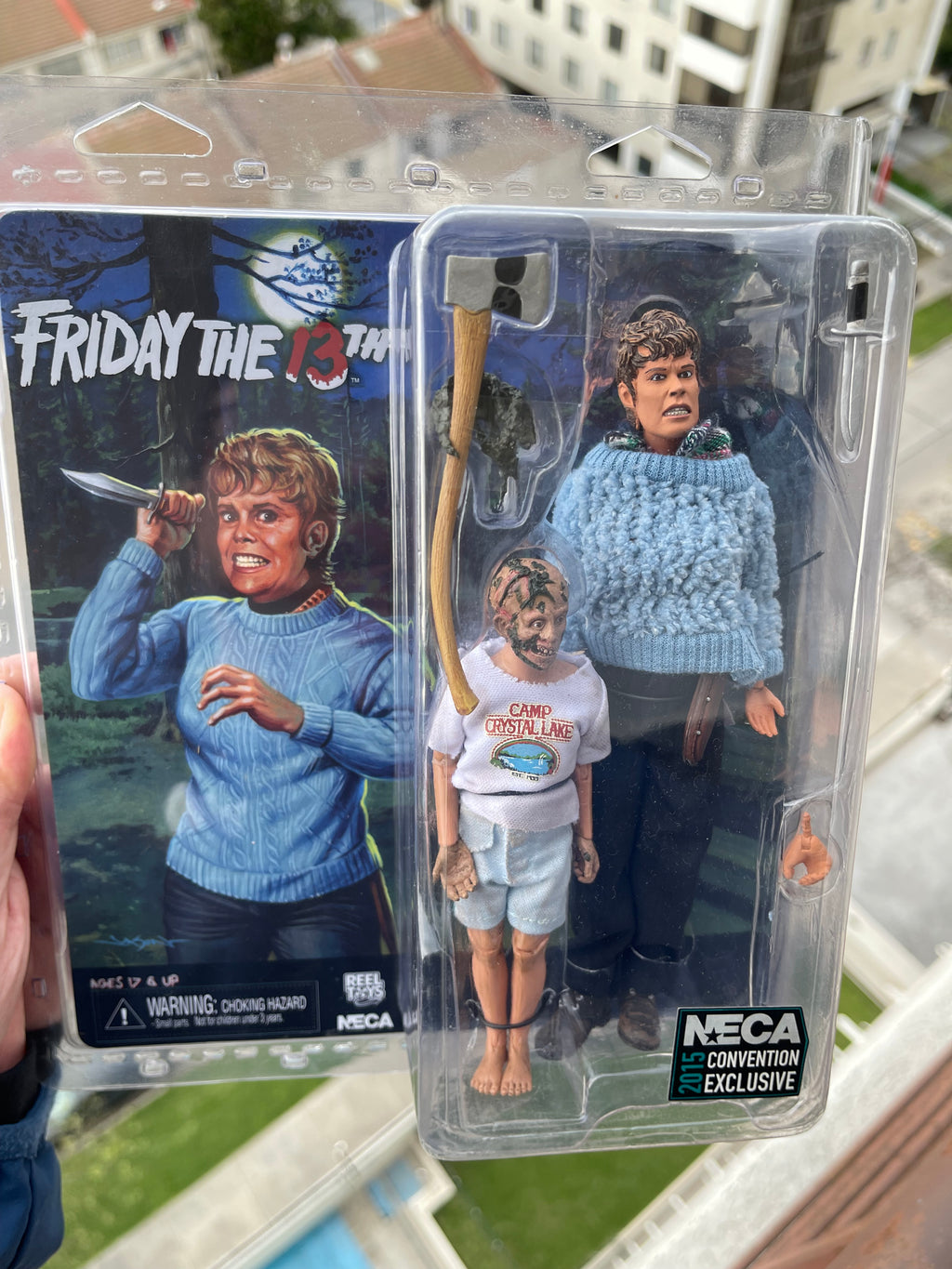 NECA Retro Cloth Pamela Voorhees & Jason - SDCC 2015 Exclusivo