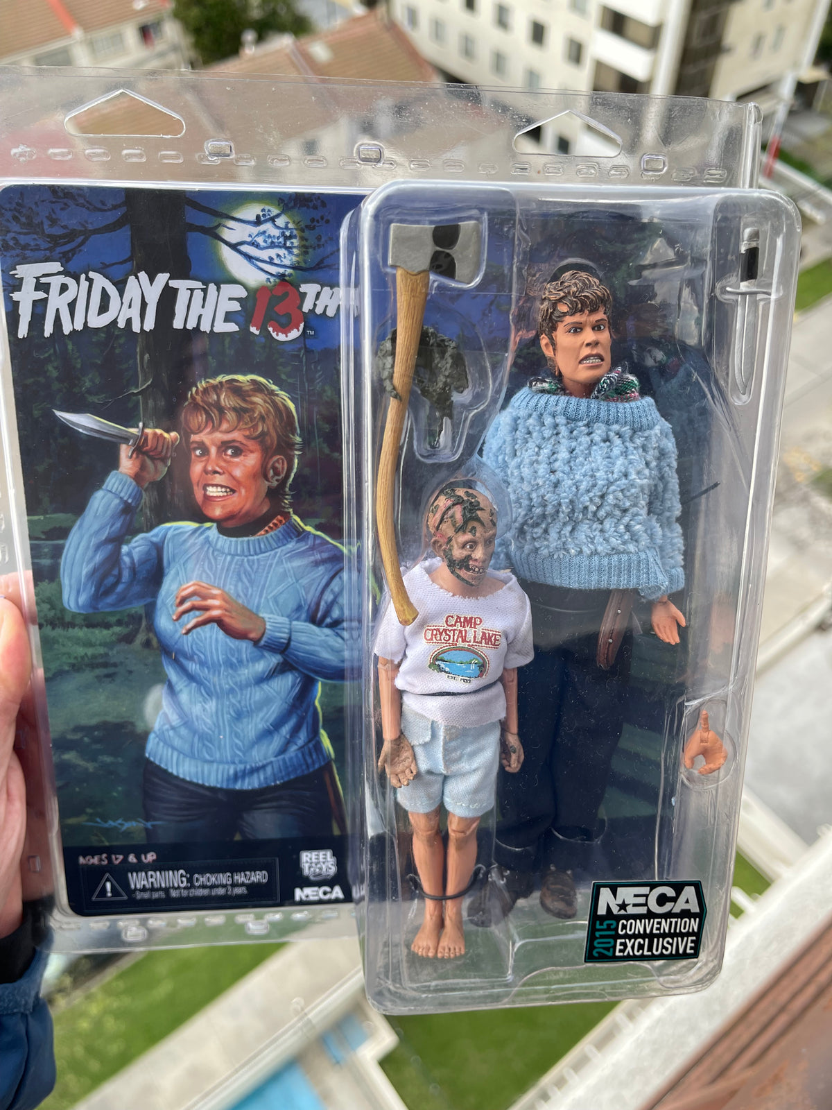NECA Retro Cloth Pamela Voorhees & Jason - SDCC 2015 Exclusivo