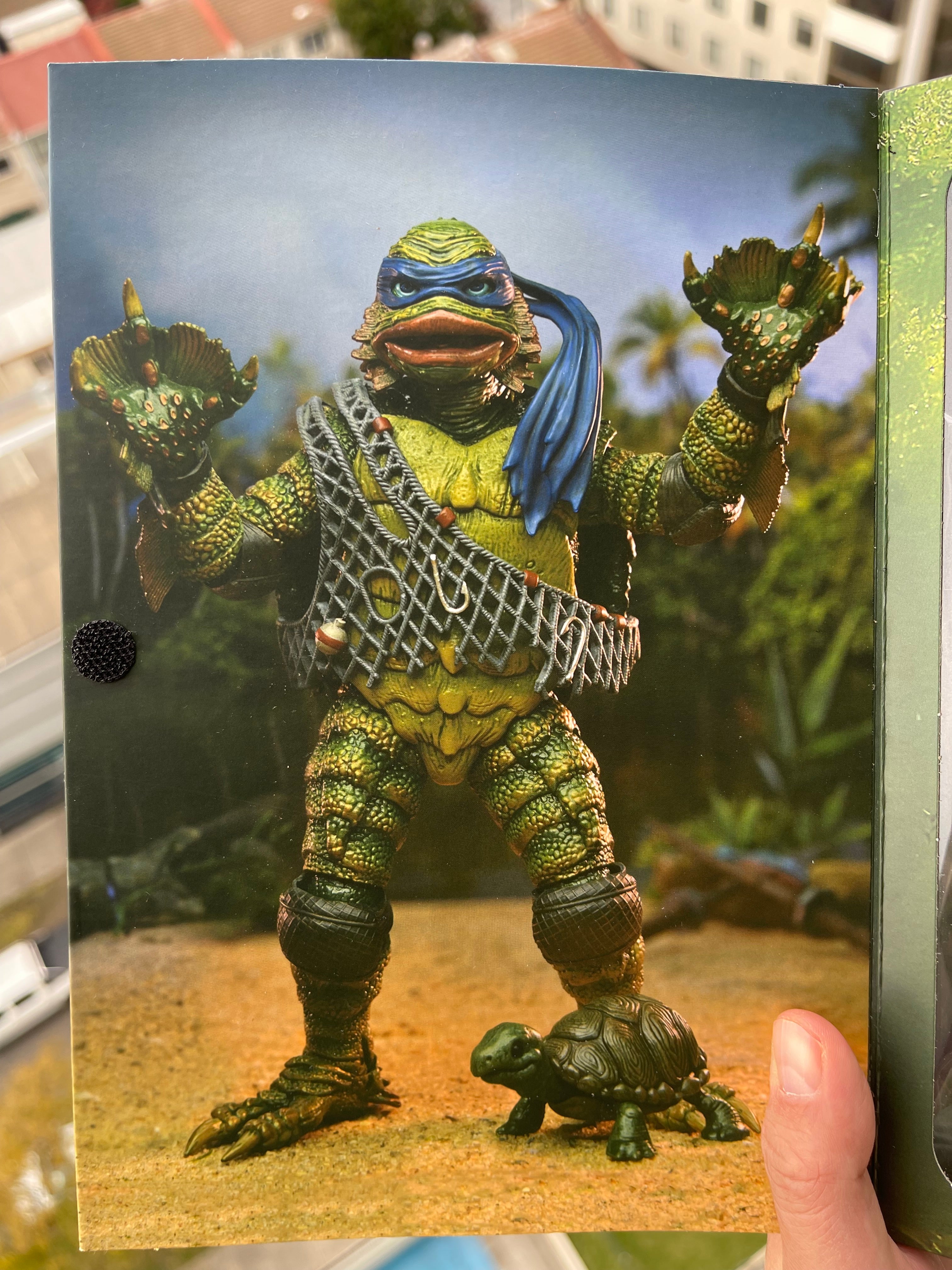TMNT x Universal Monster Leonardo as Creature from the BLack Lagoon Neca Ultimate