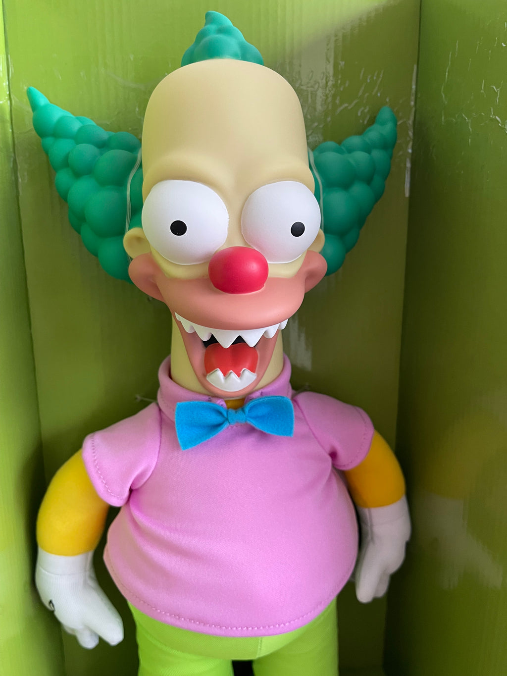 The Simpsons  Talking Krusty 16 Pulgadas JAKKS Pacific + Bart Simpsons de regalo 🎁 año 1998
