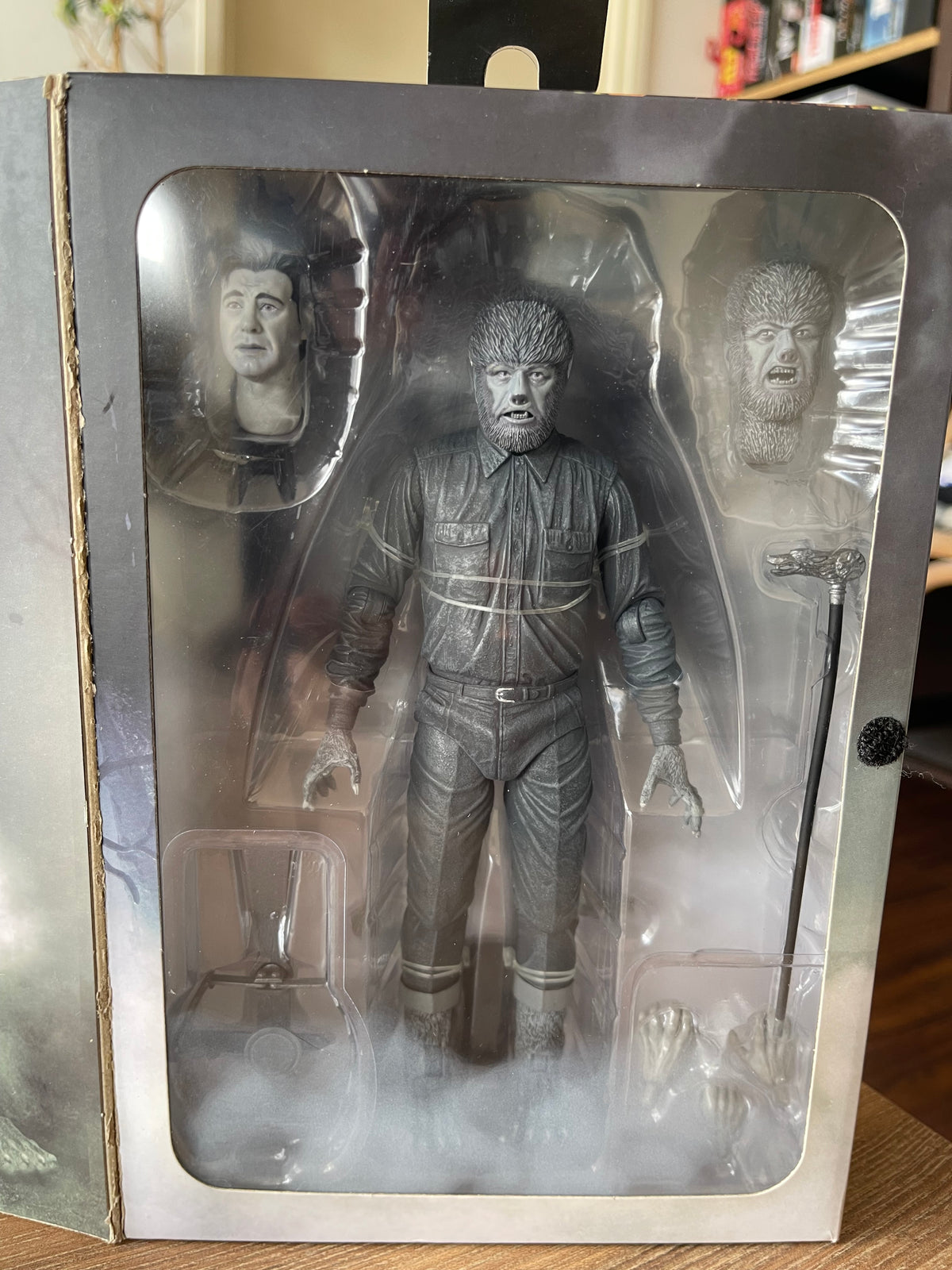 🐺🖤 NECA ULTIMATE – THE WOLF MAN (BLACK & WHITE) 🖤🐺