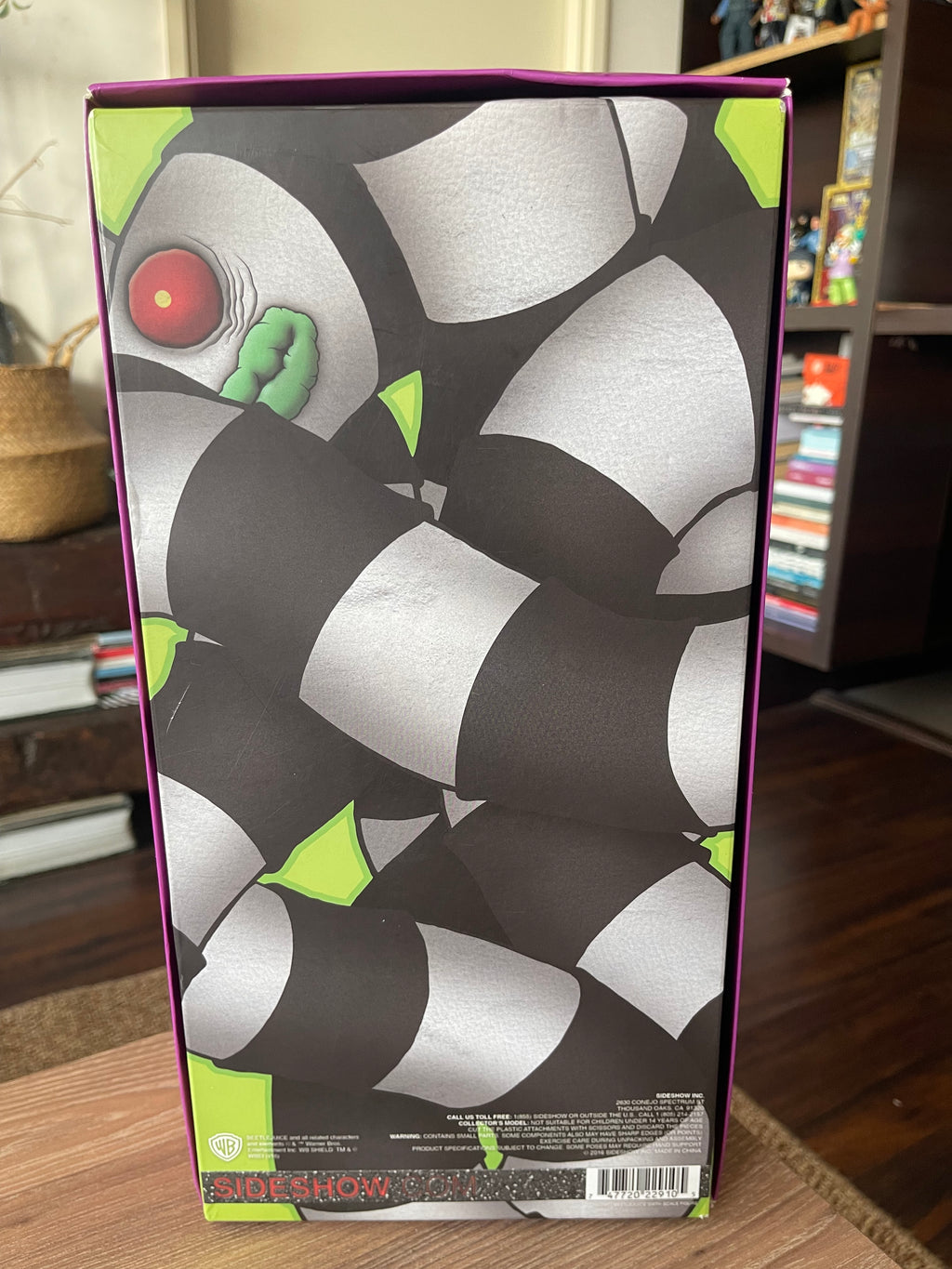 Beetlejuice-SIDESHOW 1/6 año 2016 + Lápida escala 1/6 SIDESHOW (De Resina oficial universal studios)