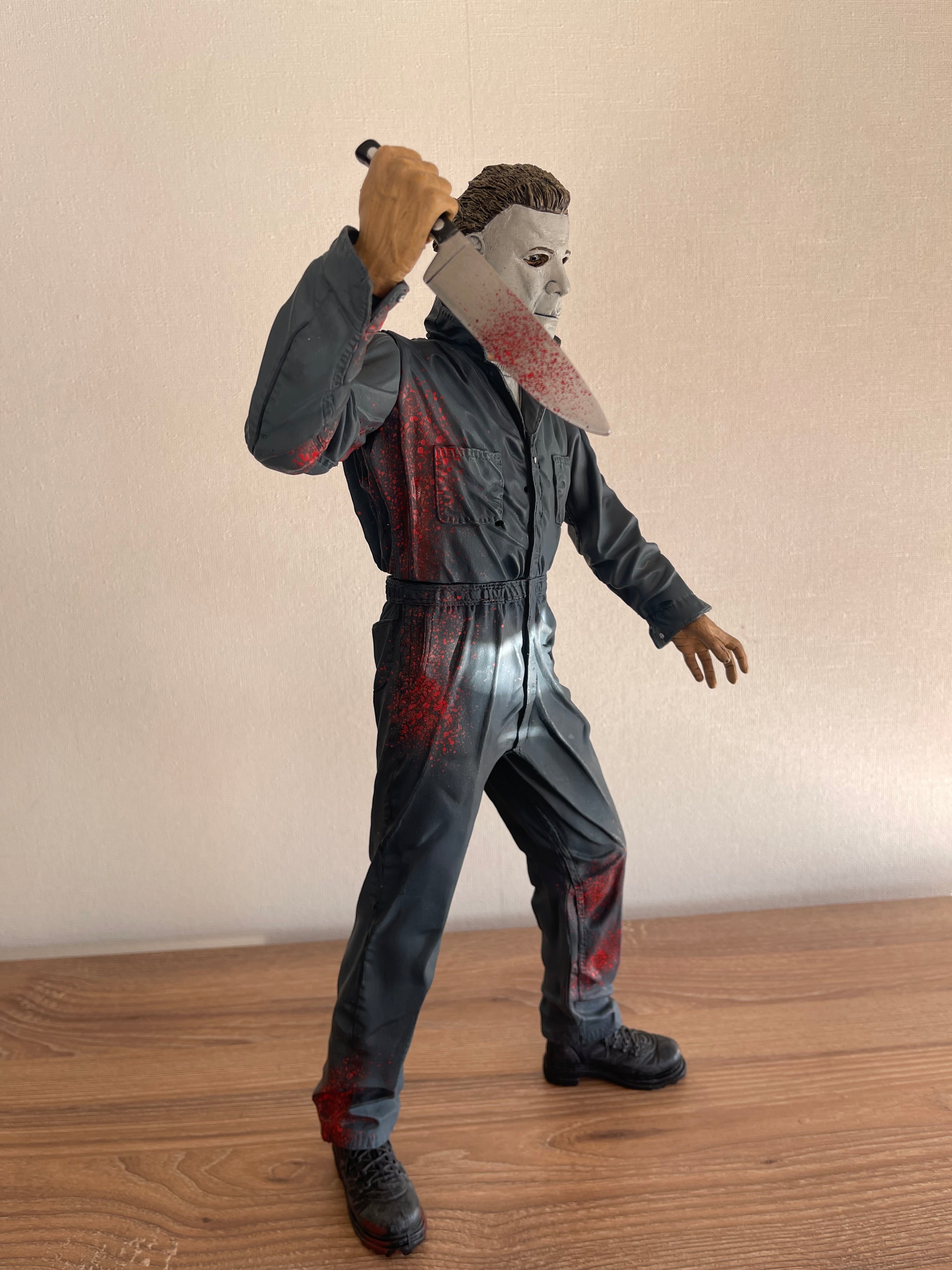 HALLOWEEN 🎃 (1978) MCFARLANE MOVIE MANIACS SERIES 3 escala 1/4 18” pulgadas con sonido y sensor de sonido 🎃🎃🎃🎃