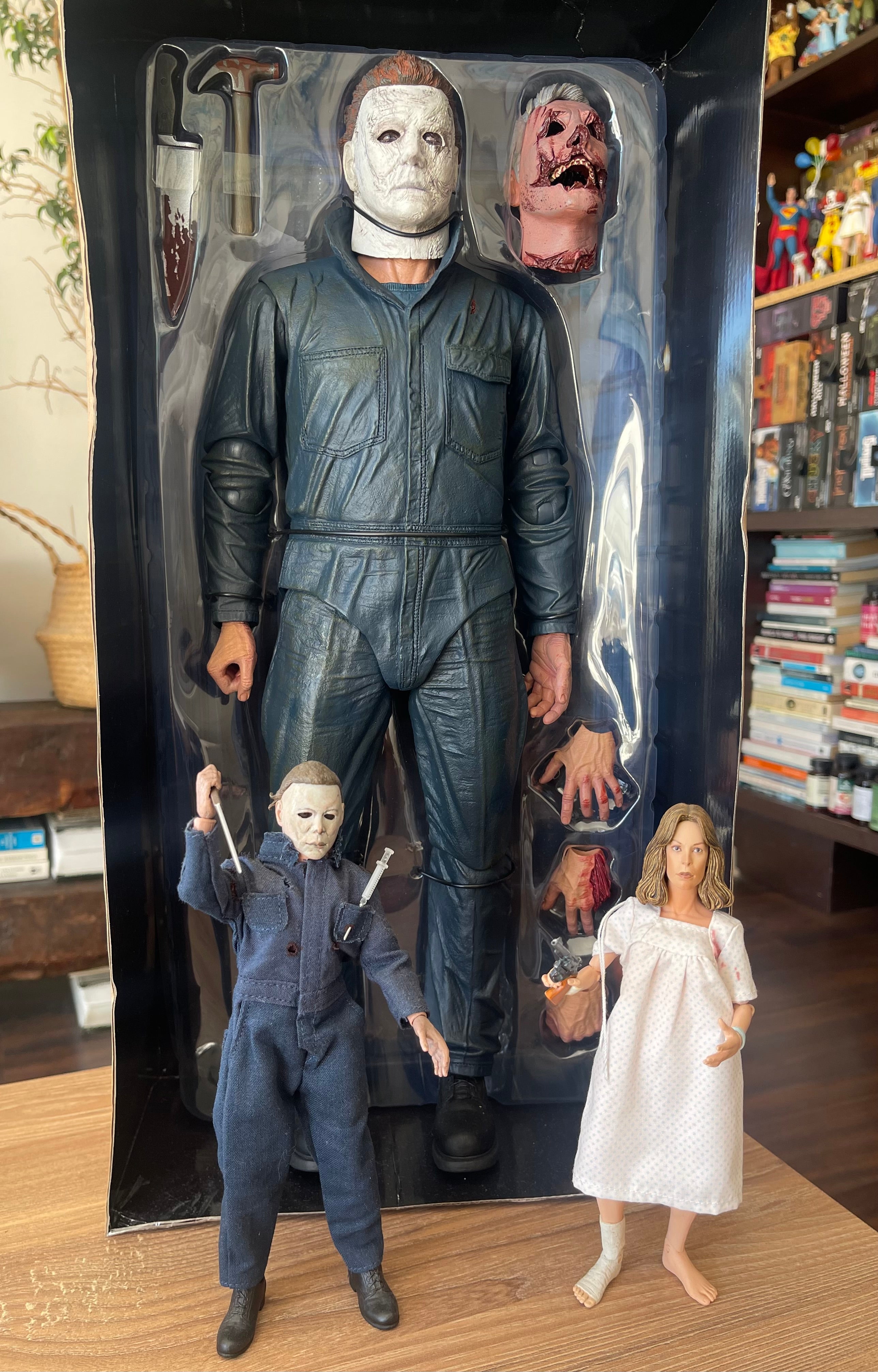 Michael Myers Neca Escala 1/4 (Halloween 2018) 18’ pulgadas de puro terror (más de 22 puntos de articulación)