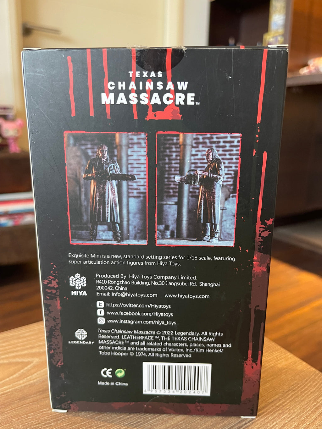 Leatherface 2022– Hiya Toys (The Texas Chainsaw Massacre 2022) Versión Blood 🩸🩸🩸🩸