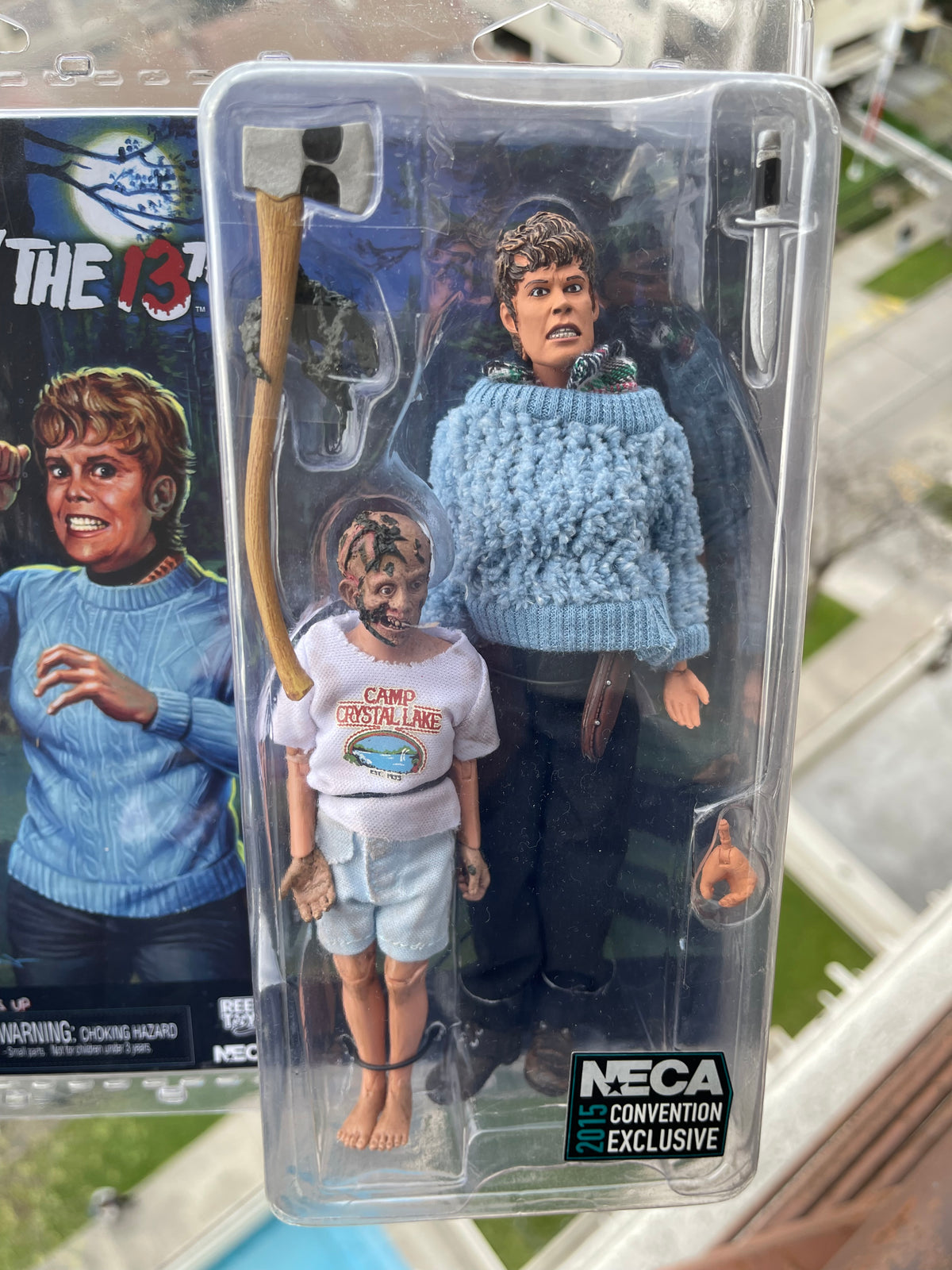 NECA Retro Cloth Pamela Voorhees & Jason - SDCC 2015 Exclusivo