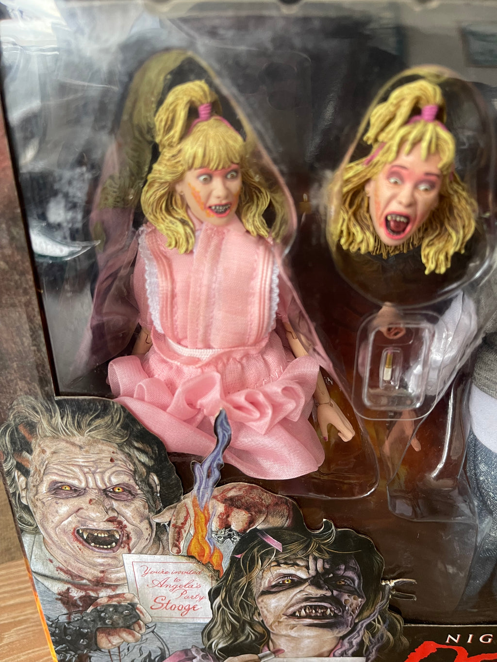 👹🔥 NIGHT OF THE DEMONS – SUZY & STOOGE 2-PACK 🔥👹NECA Retro Cloth – Scream Factory Exclusive (2.5000 Unidades Fabricadas, Edición Limitada)