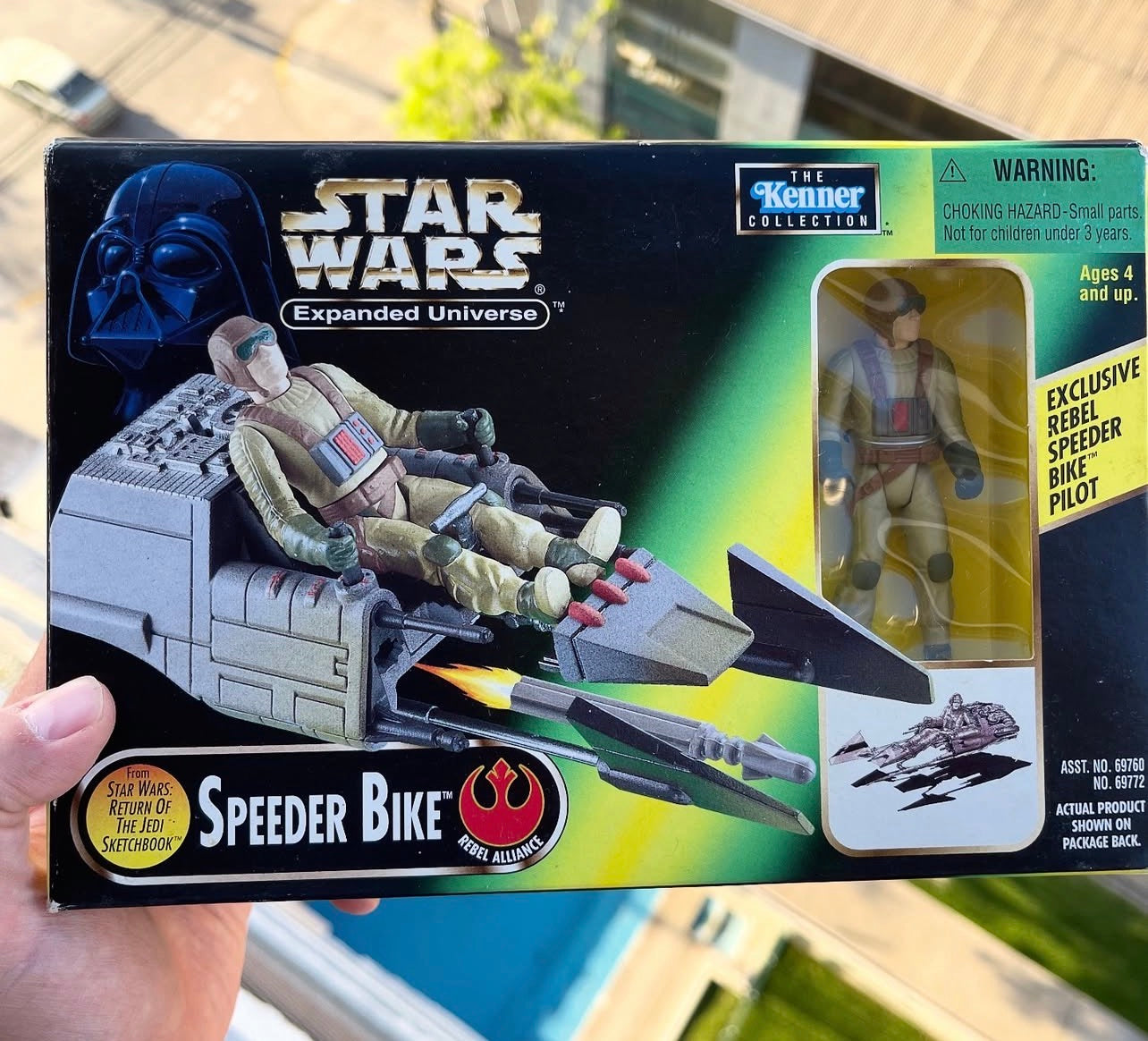 Star Wars Speeder Bike Whit Rebel Pilot Figure Kenner 1997