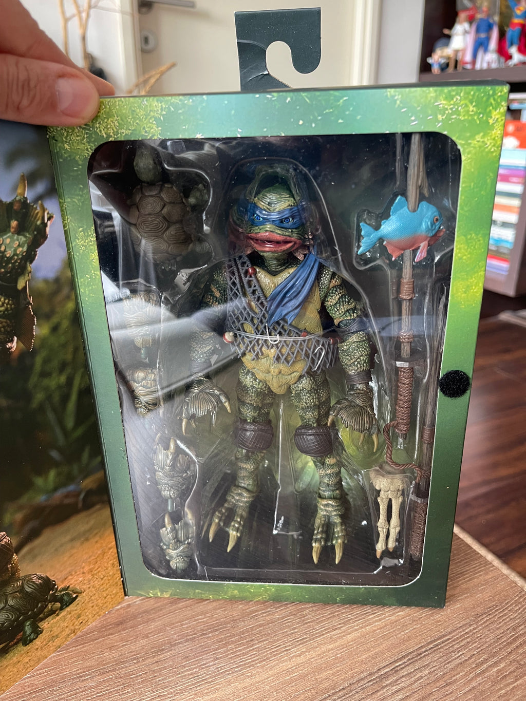 TMNT x Universal Monster Leonardo as Creature from the BLack Lagoon Neca Ultimate
