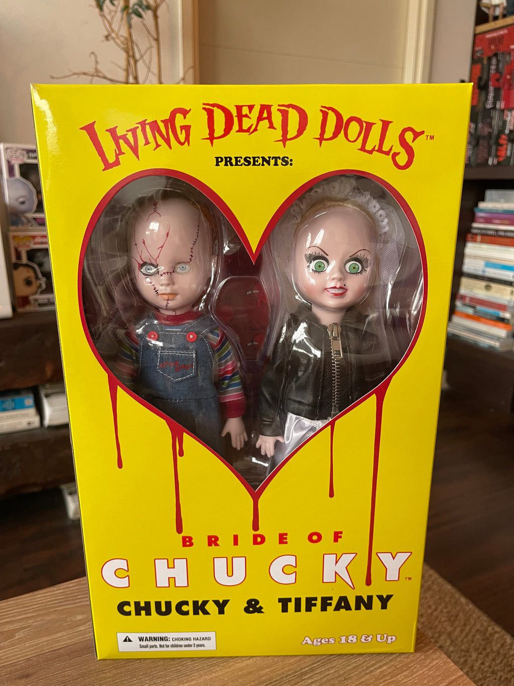 MEZCO Living Dead Dolls – Bride of Chucky: Chucky & Tiffany