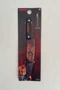 CUCHILLO 🔪 CHUCKY SPIRIT HALLOWEEN CON GRAFICA DE CHUCKY 🤩🤩🤩🤩