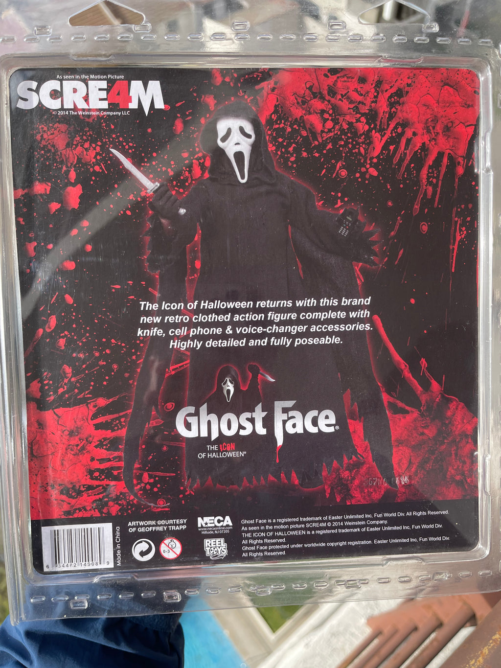 👻🔪 GHOST FACE – SCREAM 4 – NECA RETRO CLOTH 🔪👻