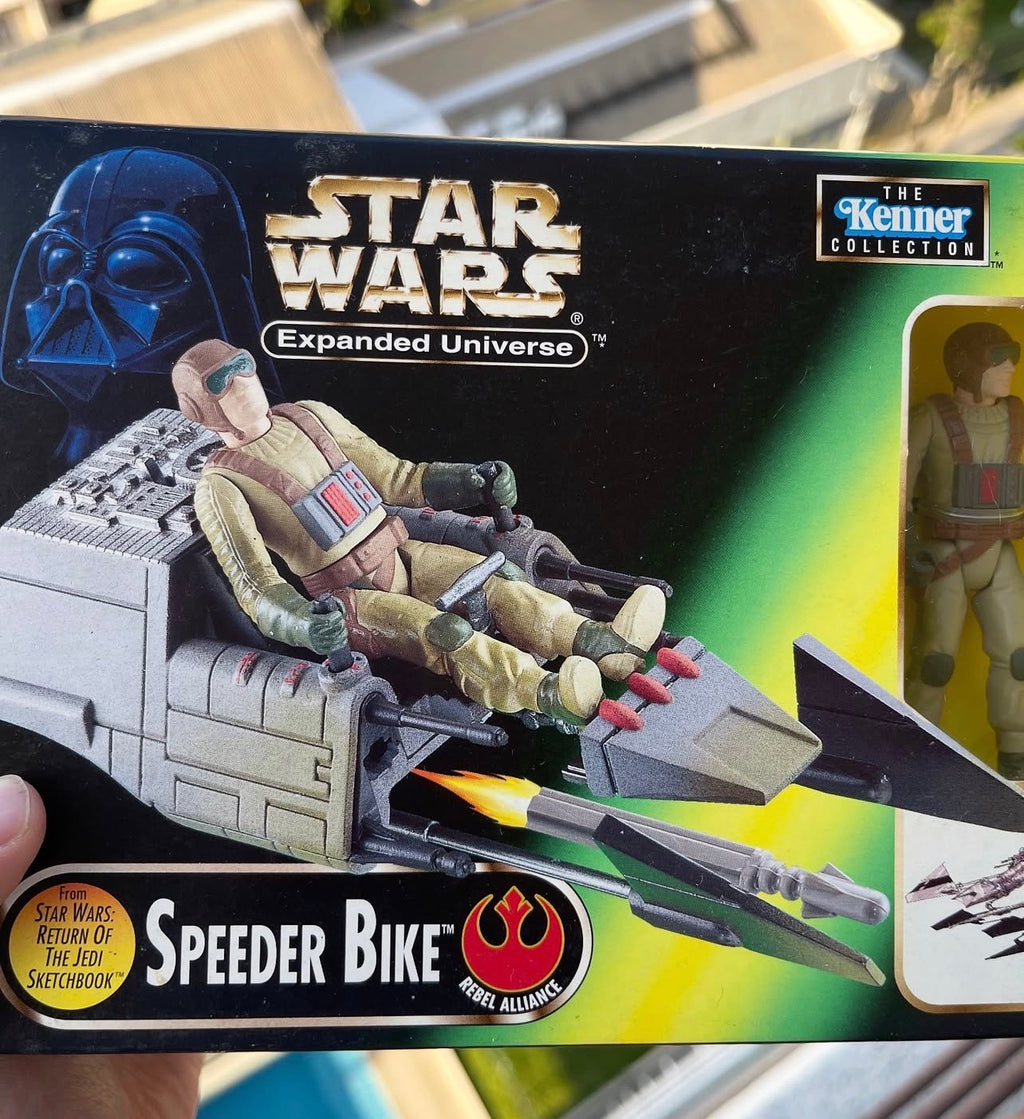 Star Wars Speeder Bike Whit Rebel Pilot Figure Kenner 1997