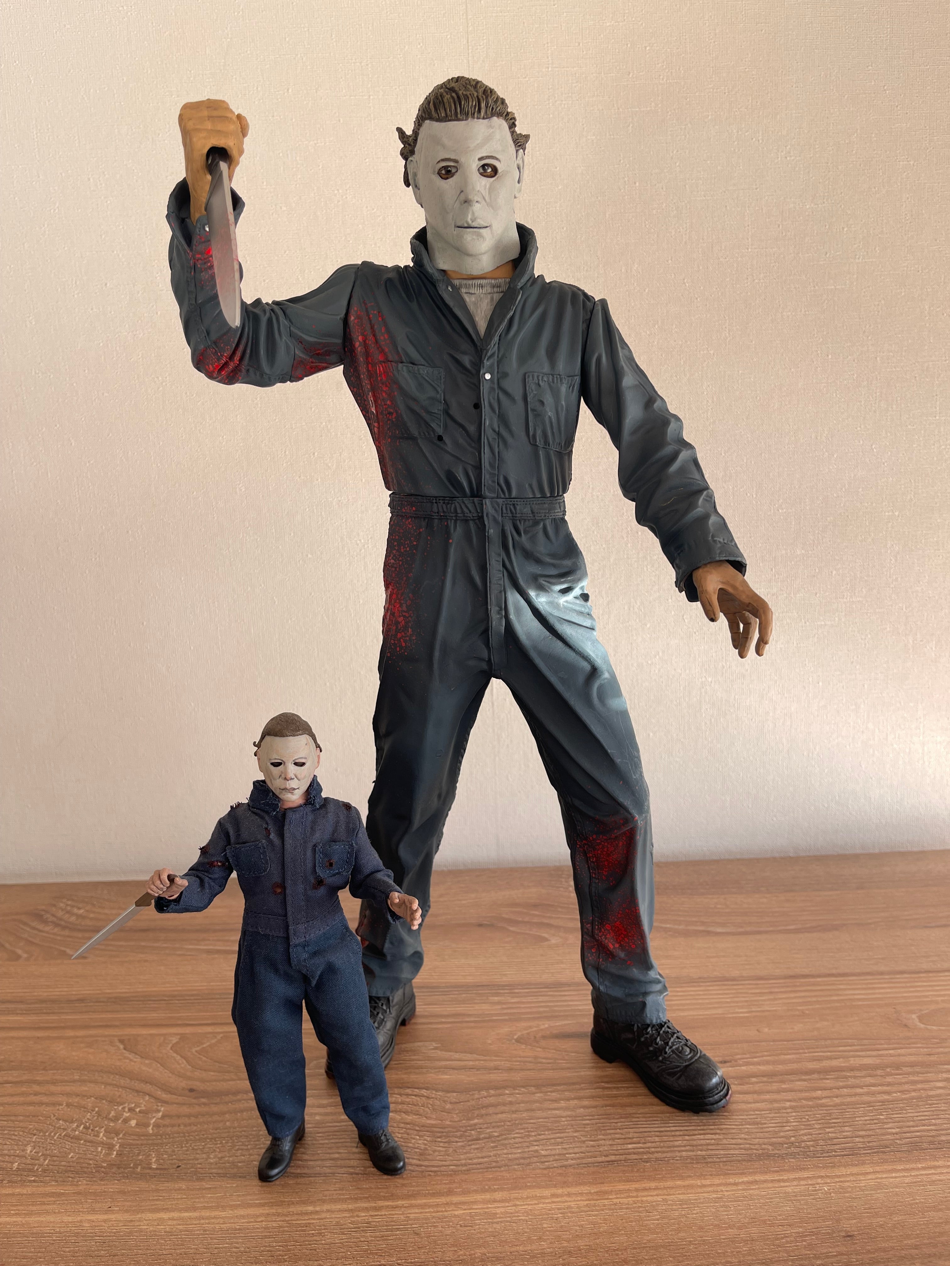HALLOWEEN 🎃 (1978) MCFARLANE MOVIE MANIACS SERIES 3 escala 1/4 18” pulgadas con sonido y sensor de sonido 🎃🎃🎃🎃