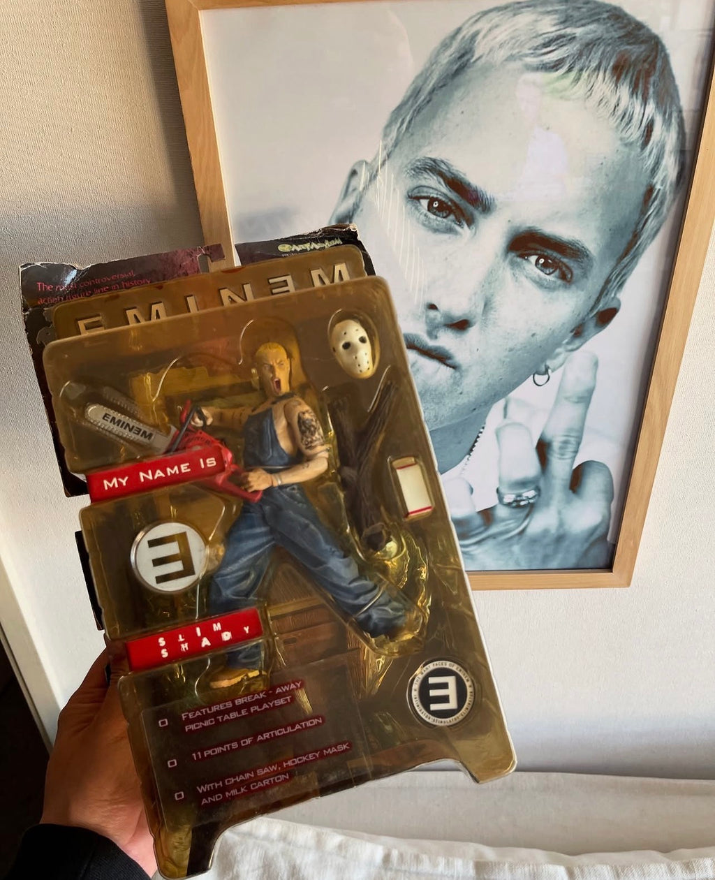 EMINEM AKA SLIM SHADY (ART ASYLUM) SIGNED SAMPLE 💥💥💥💥
