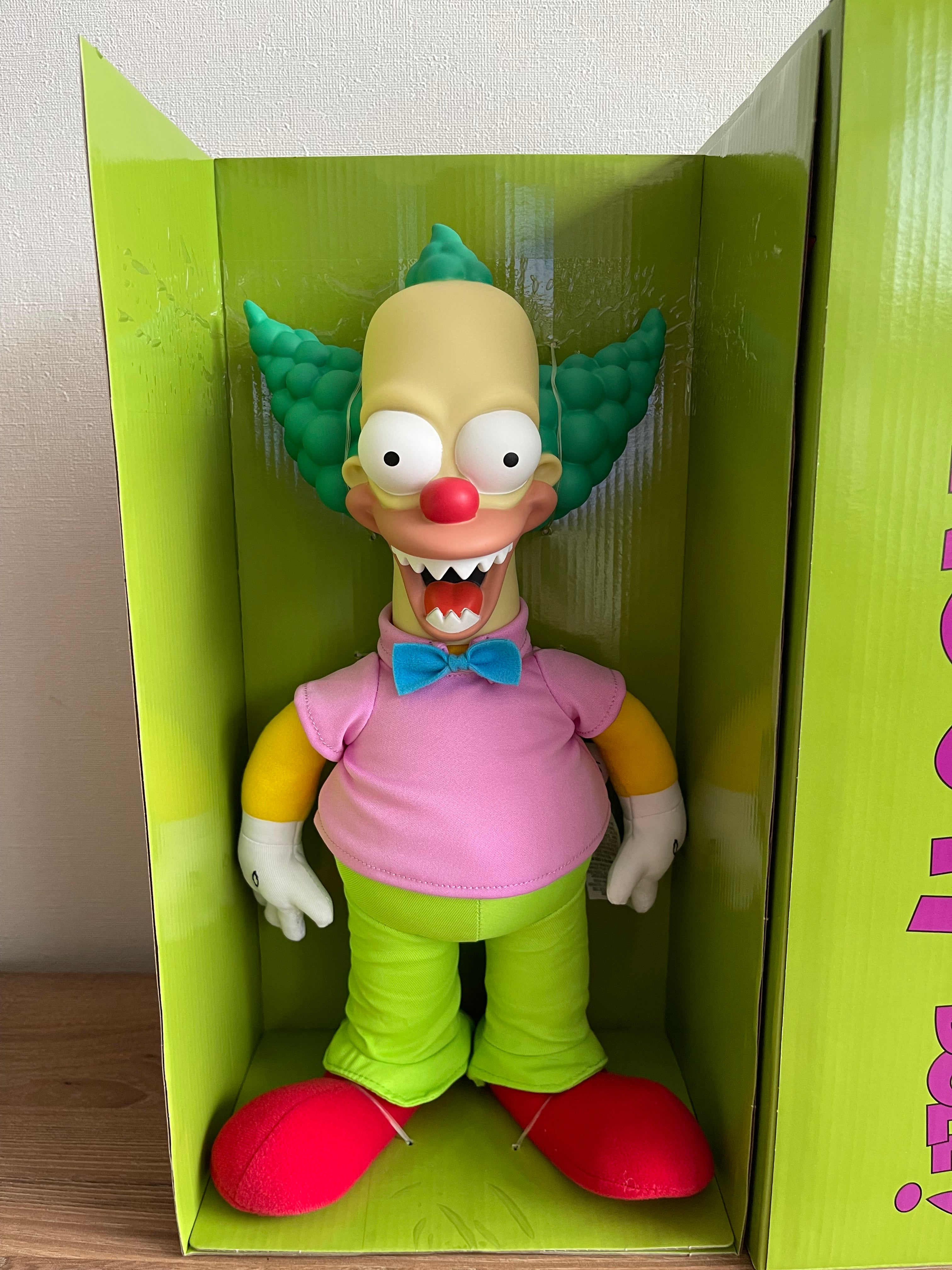 The Simpsons  Talking Krusty 16 Pulgadas JAKKS Pacific + Bart Simpsons de regalo 🎁 año 1998