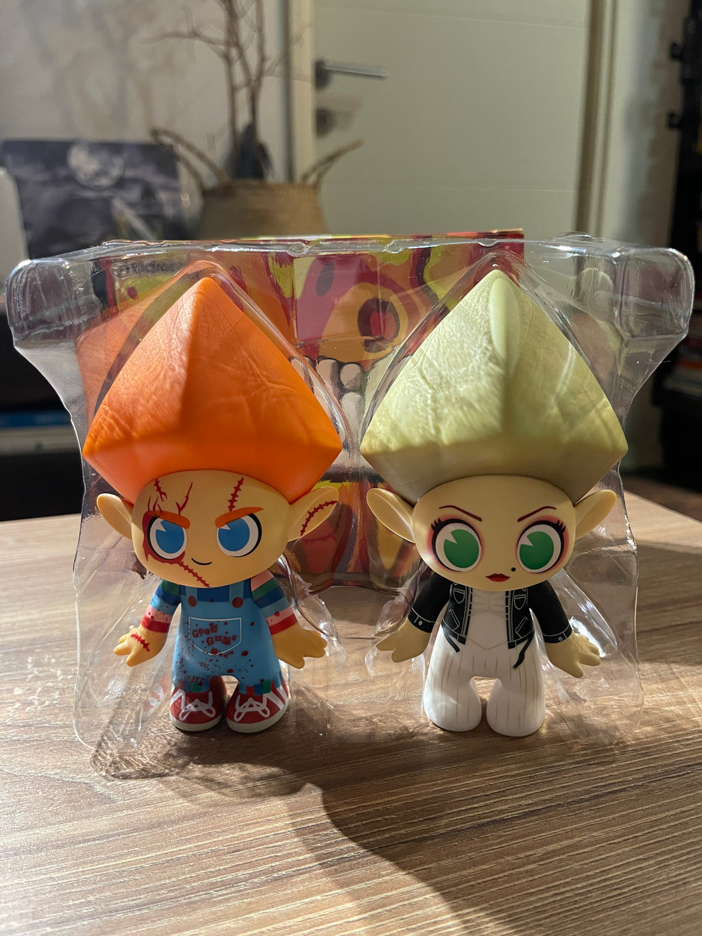 Set de 2 figuras Chucky y Tiffany Good Luck Trolls