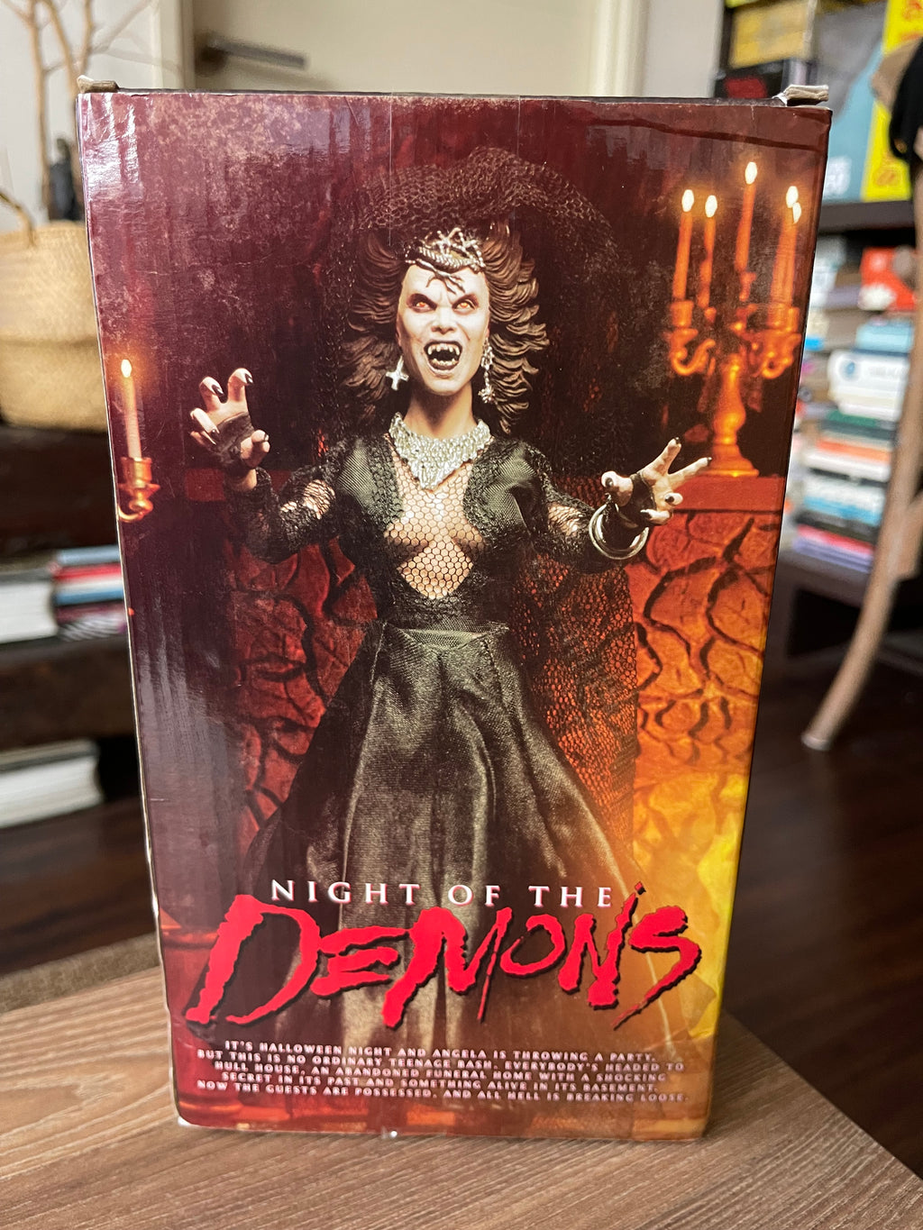 👹🔥 ANGELA – NIGHT OF THE DEMONS 🔥👹 NECA Retro Cloth – Scream Factory Exclusive