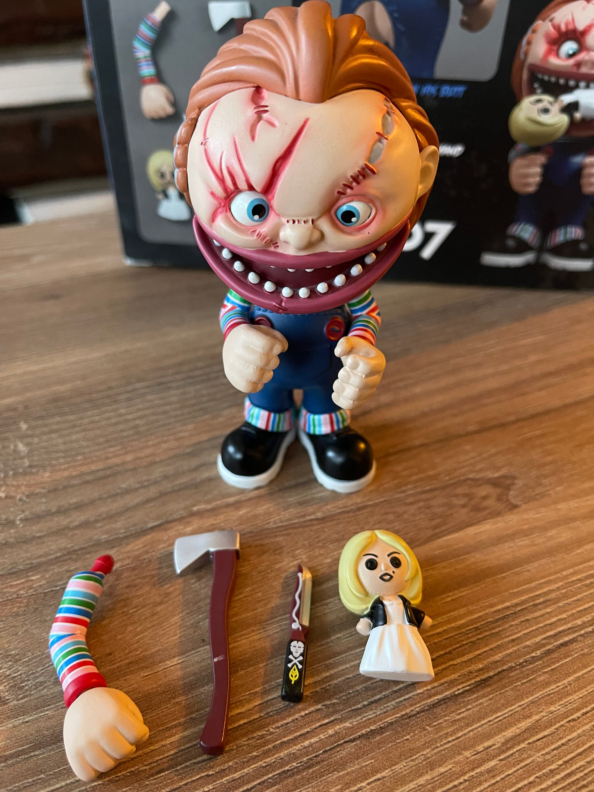 Chucky "Wanna Play?" figura coleccionable Big Mouth