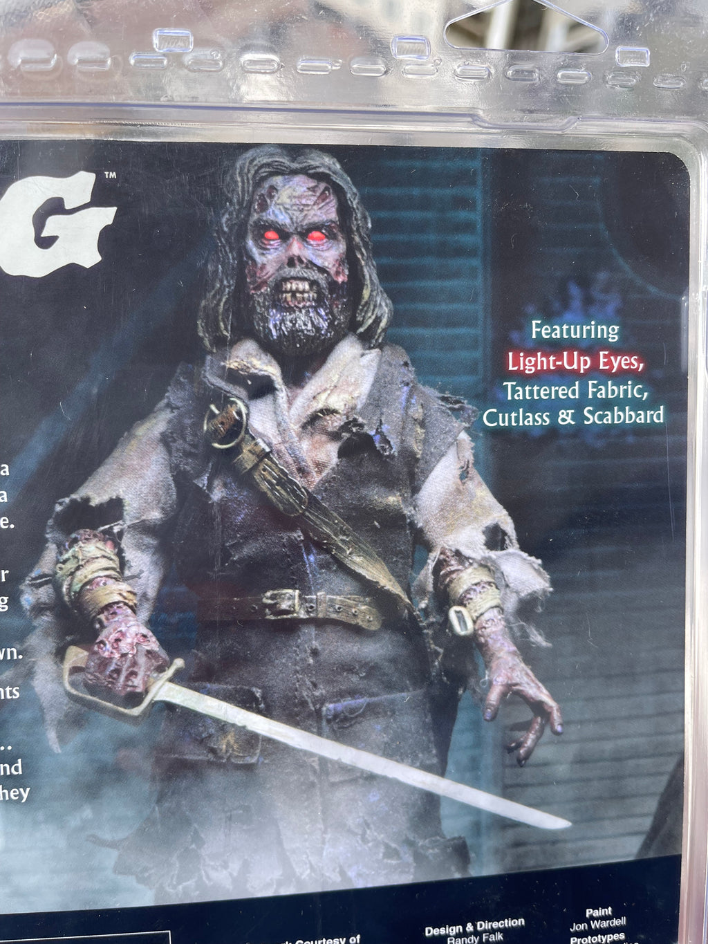 🌫️👻 THE FOG – NECA RETRO CLOTH 👻 ojos led incluye pilas 🔋