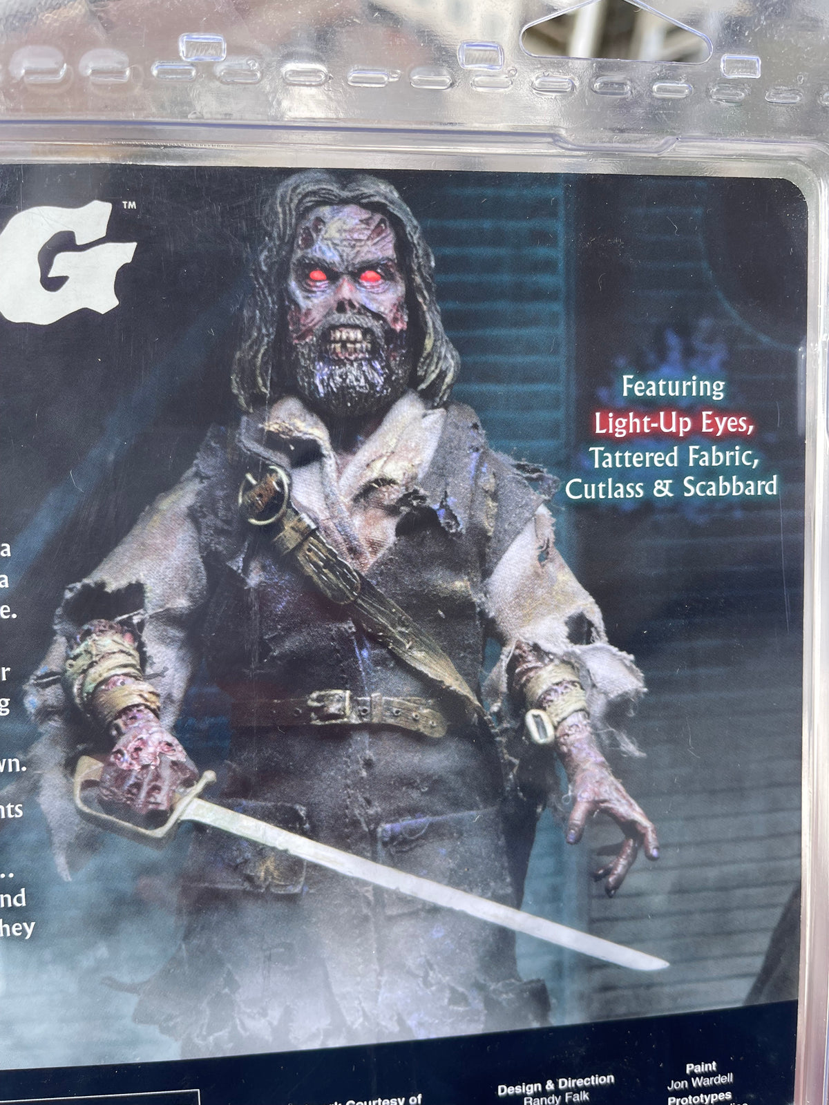 🌫️👻 THE FOG – NECA RETRO CLOTH 👻 ojos led incluye pilas 🔋