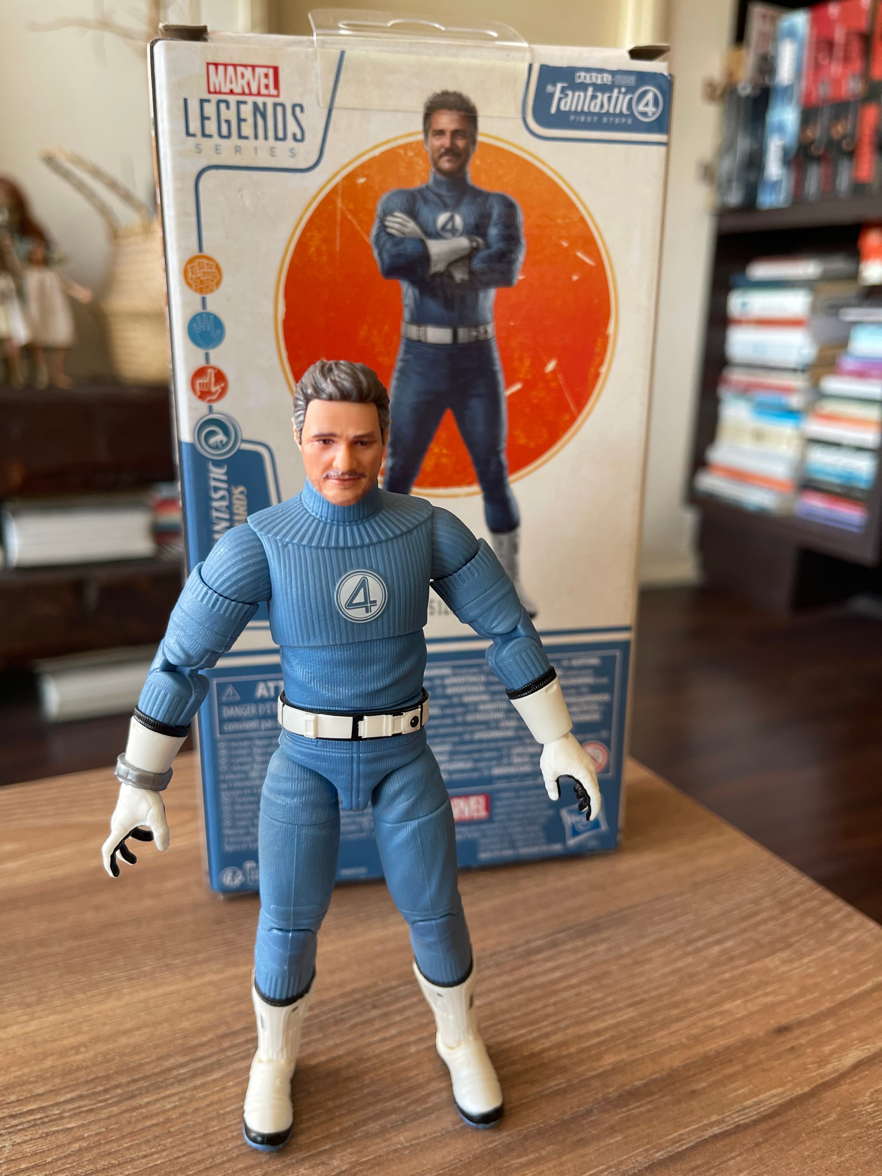 Marvel Legends Series Mister Fantastic, The Fantastic Four: First Steps Movie, Reed Richards - Figura de acción coleccionable de 6 pulgadas