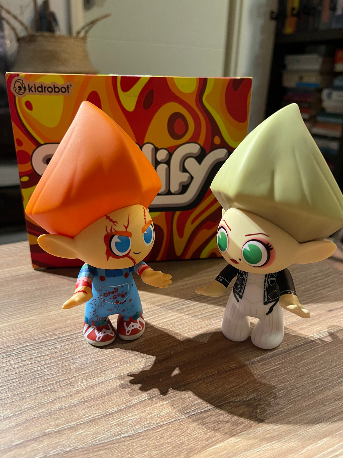 Set de 2 figuras Chucky y Tiffany Good Luck Trolls