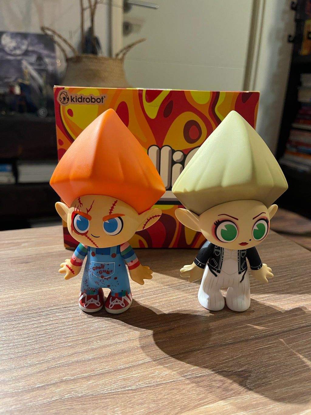 Set de 2 figuras Chucky y Tiffany Good Luck Trolls