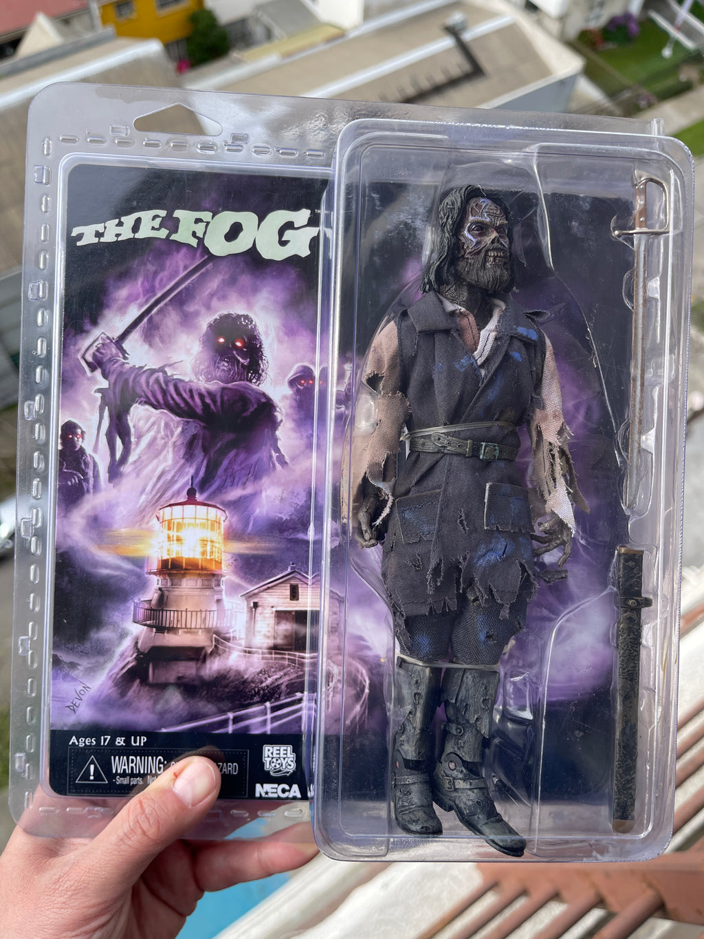 🌫️👻 THE FOG – NECA RETRO CLOTH 👻 ojos led incluye pilas 🔋