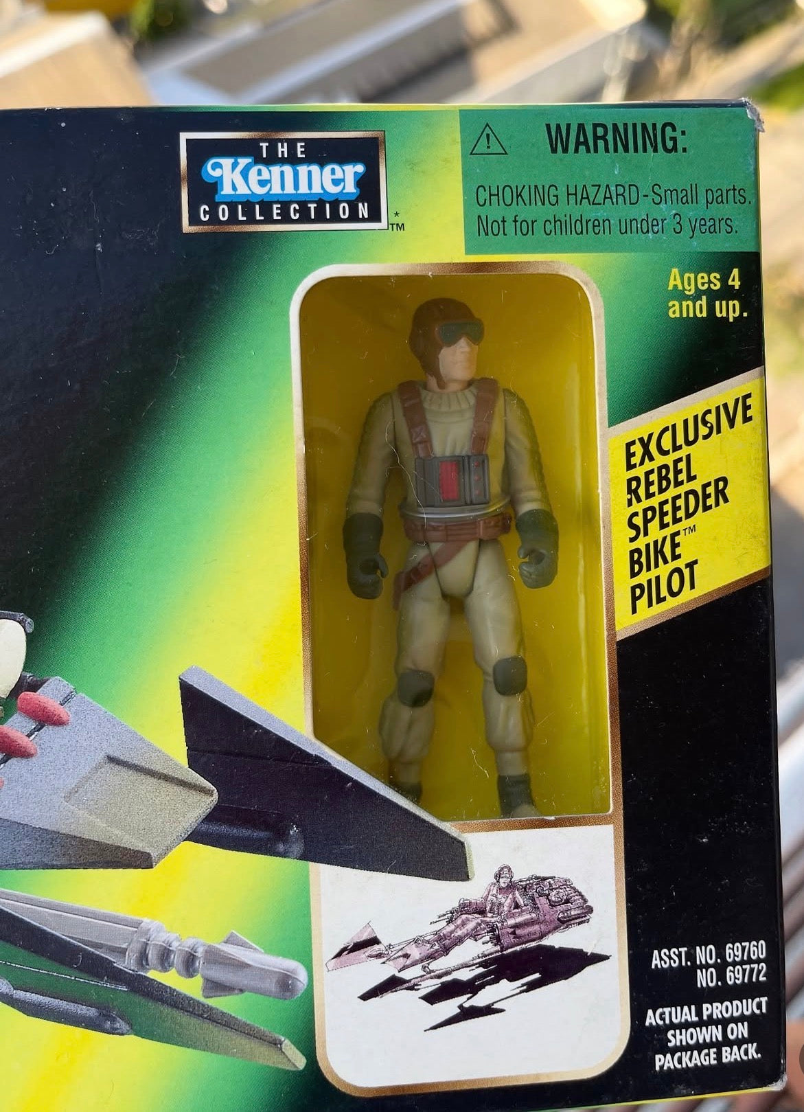 Star Wars Speeder Bike Whit Rebel Pilot Figure Kenner 1997