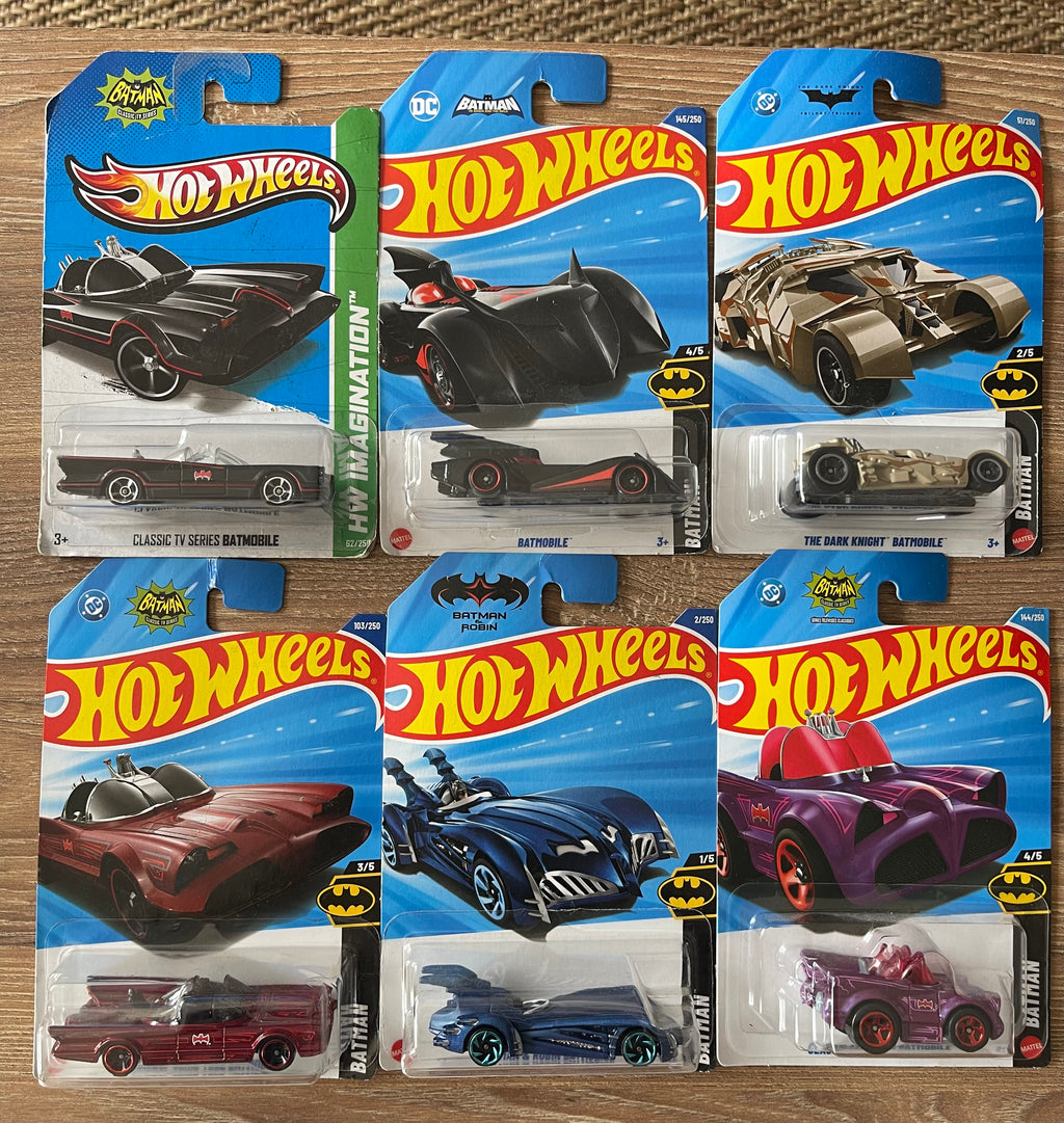 Pack x6 Hot Wheels Batman | Shadytoys