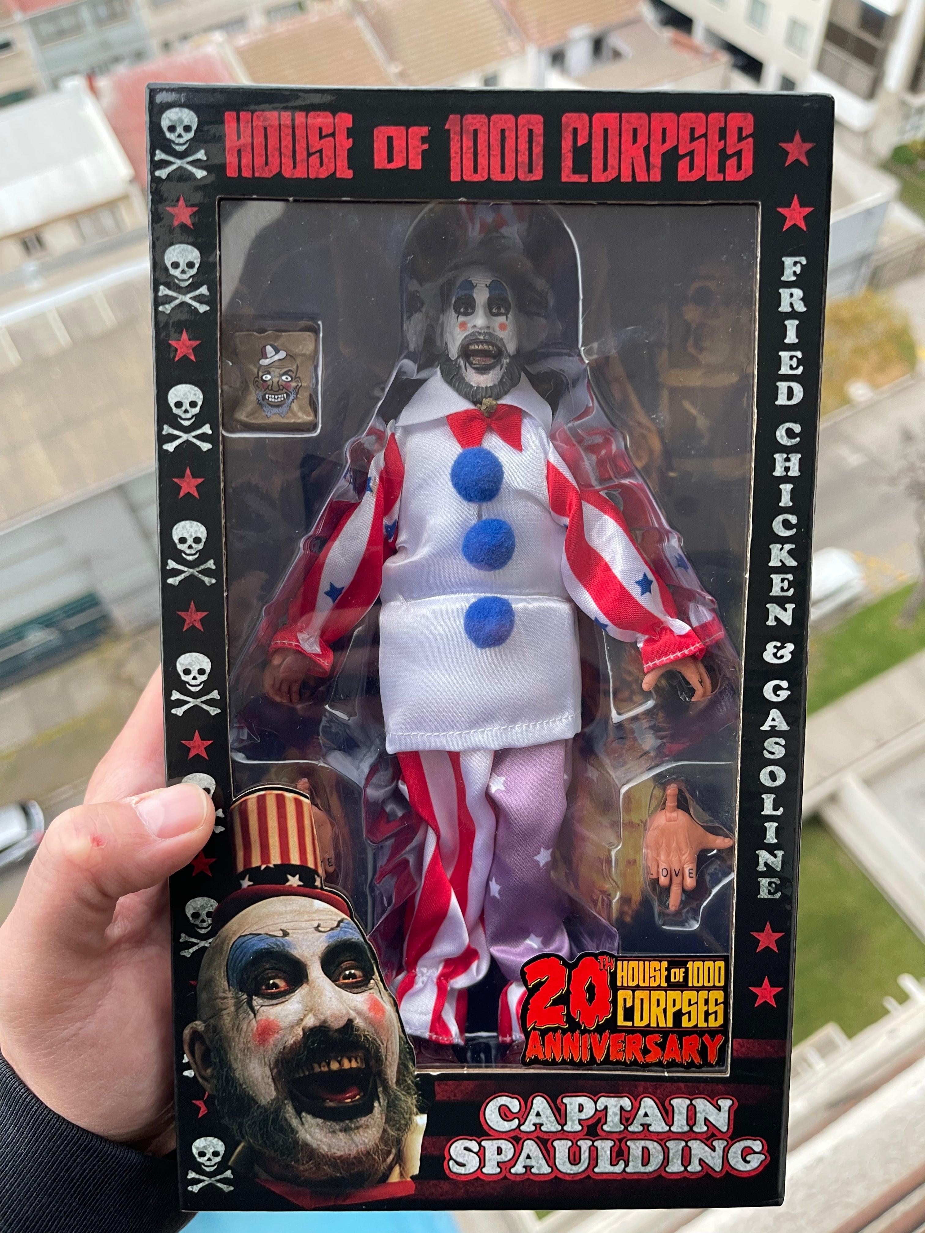 NECA House of 1000 Corpses – Captain Spaulding 20th Anniversary Clothed Figure 8”