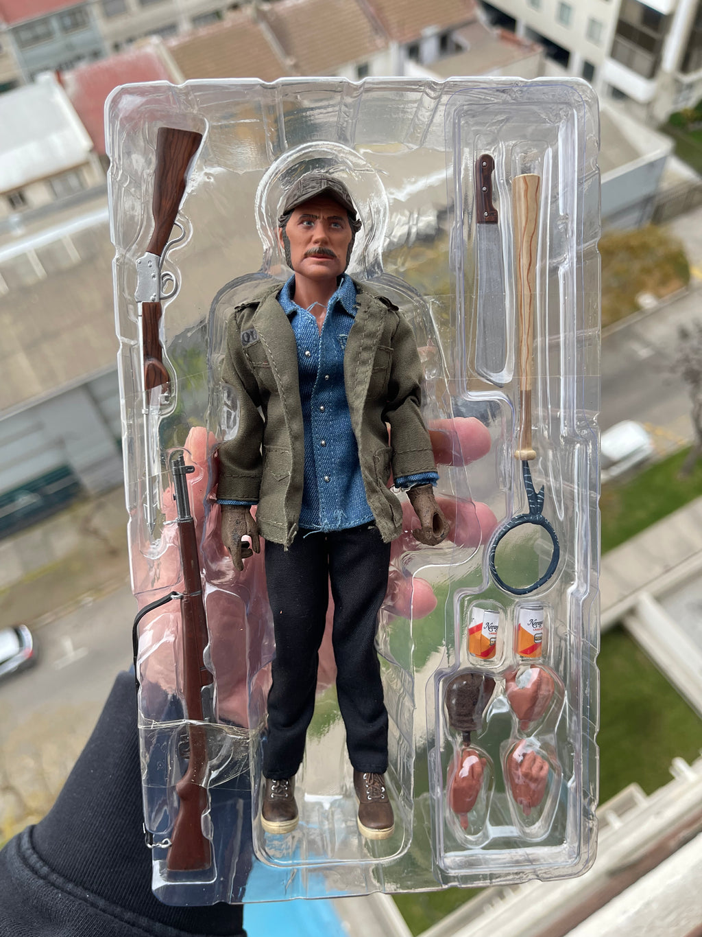 NECA Jaws – Quint “Shark Battle” Clothed Figure 8”