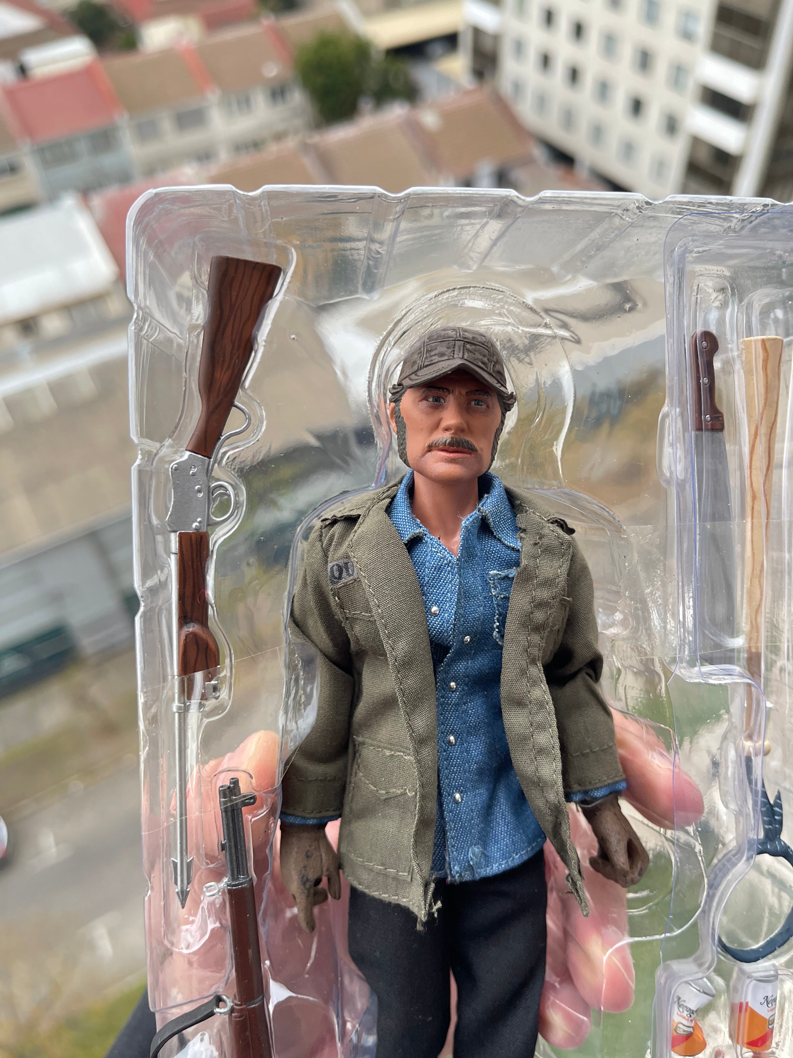NECA Jaws – Quint “Shark Battle” Clothed Figure 8”