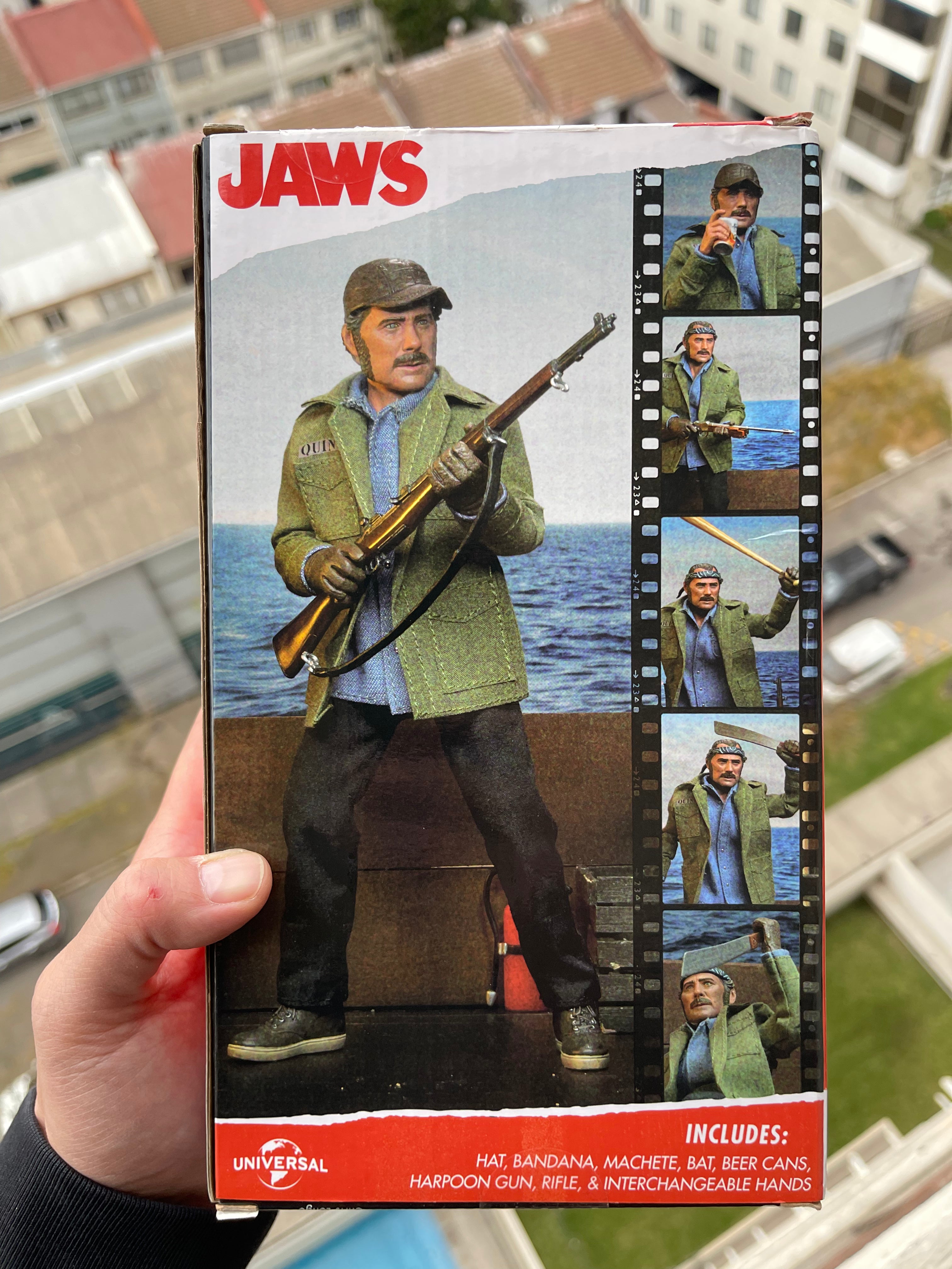 NECA Jaws – Quint “Shark Battle” Clothed Figure 8”