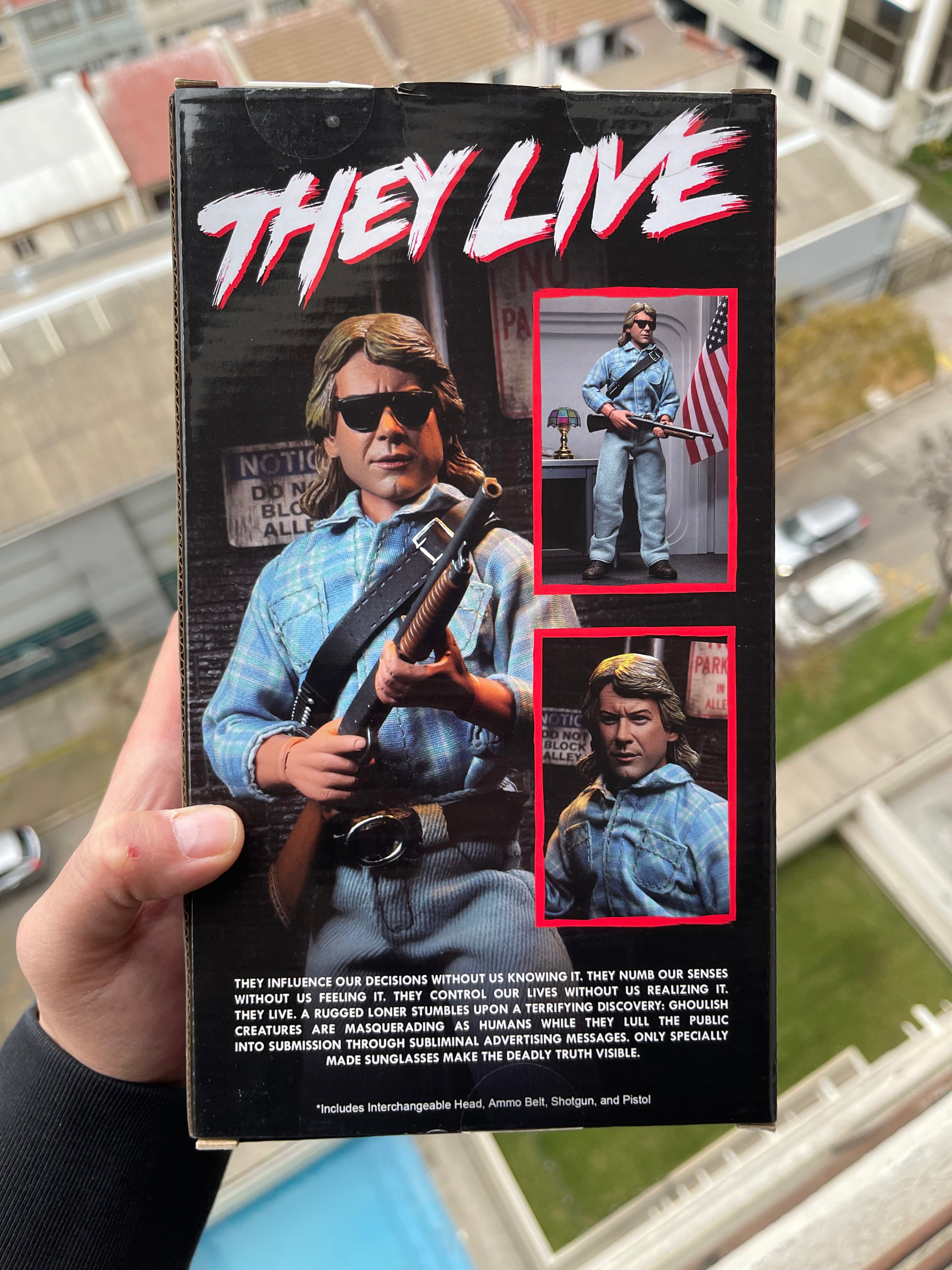 NECA They Live – John Nada Clothed Figure 8”
