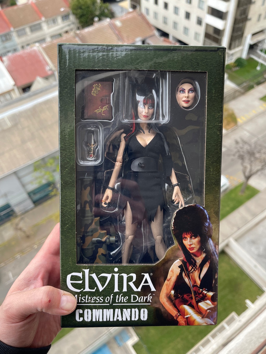 NECA Elvira “Commando” – Retro Clothed 8”