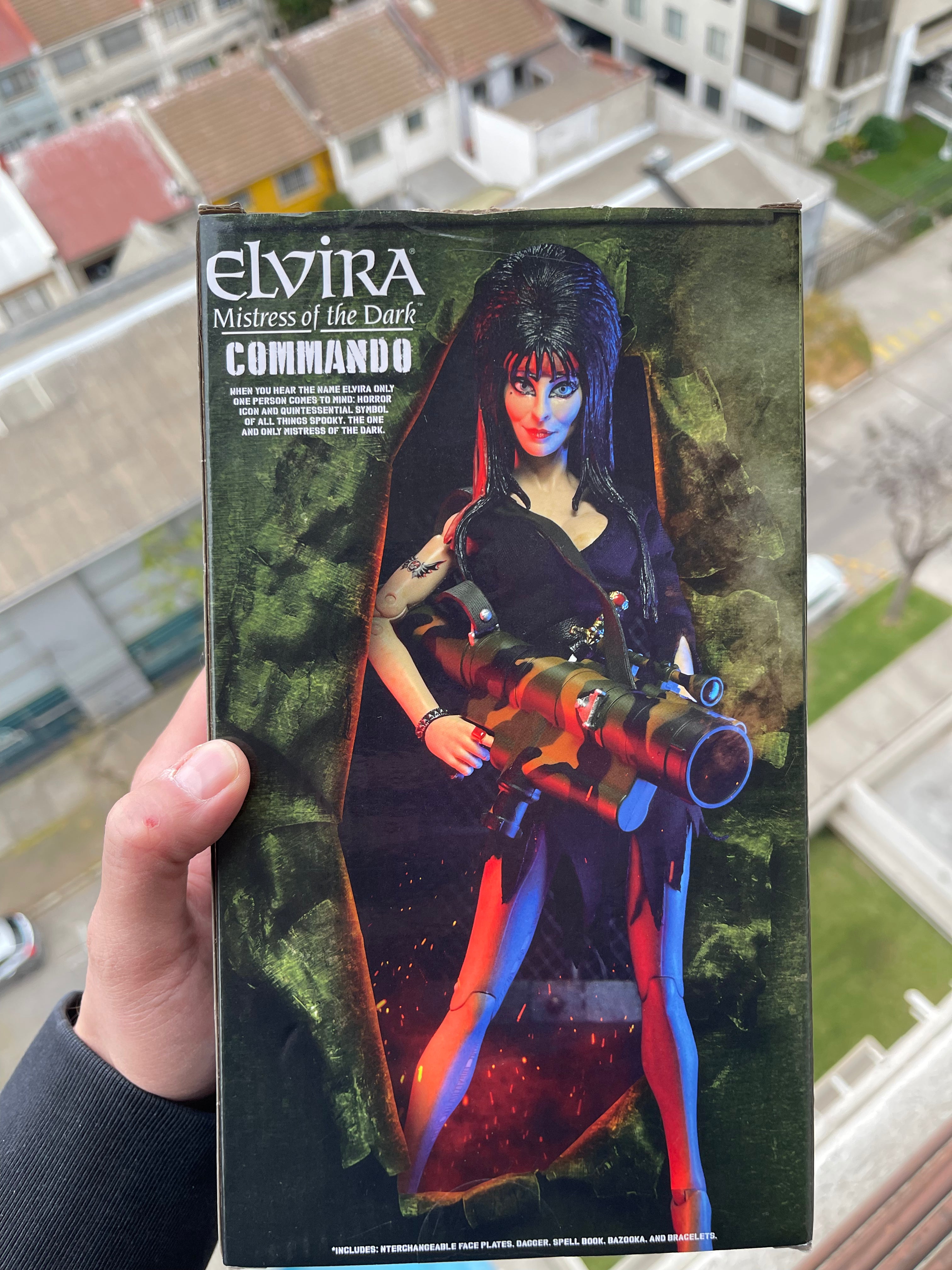 NECA Elvira “Commando” – Retro Clothed 8”