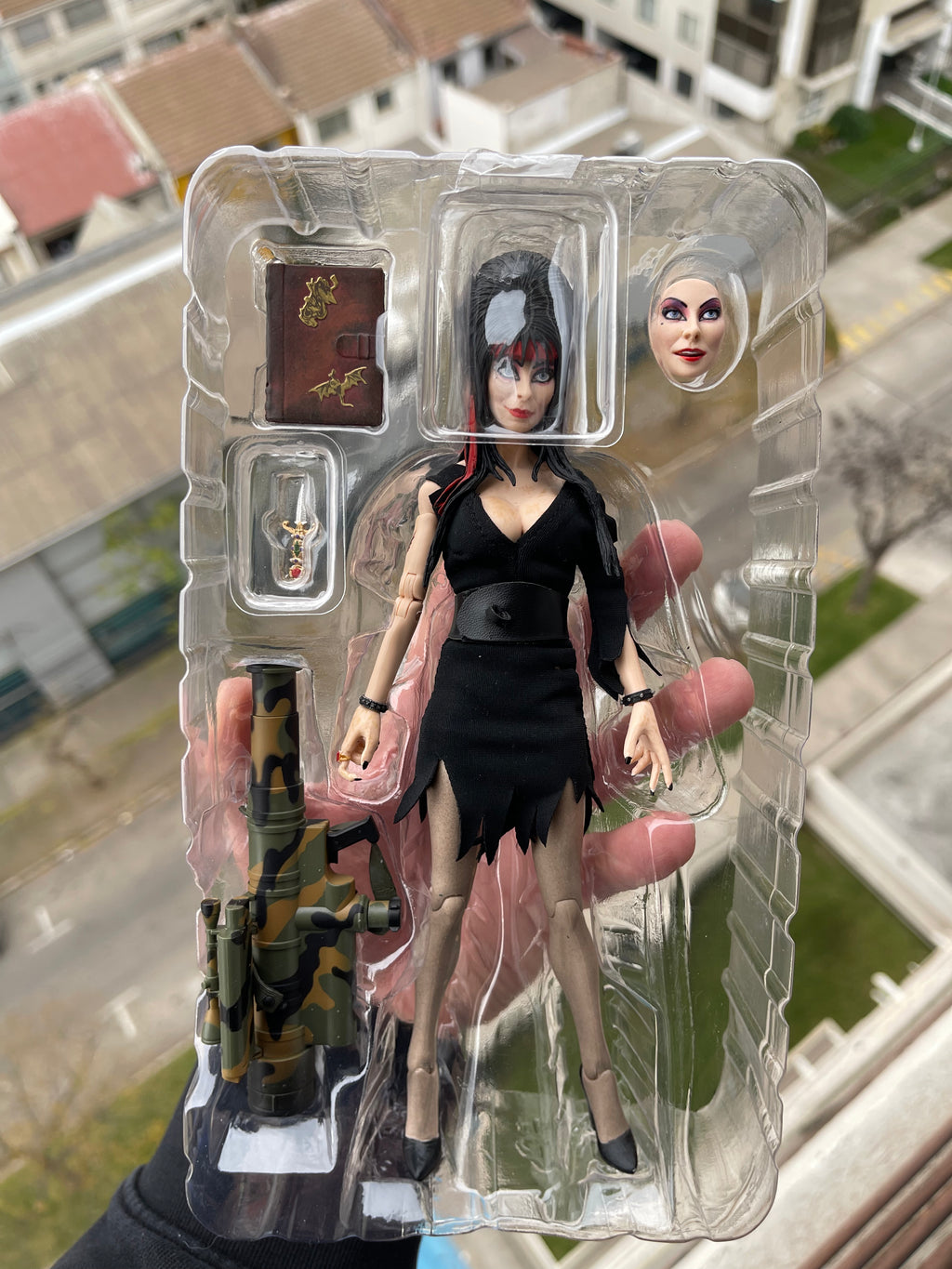 NECA Elvira “Commando” – Retro Clothed 8”