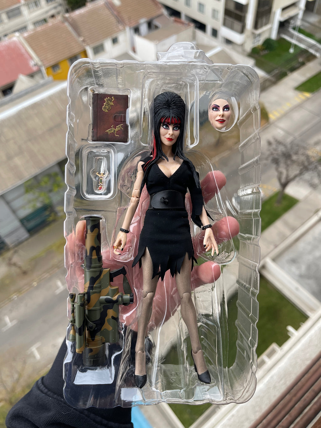 NECA Elvira “Commando” – Retro Clothed 8”