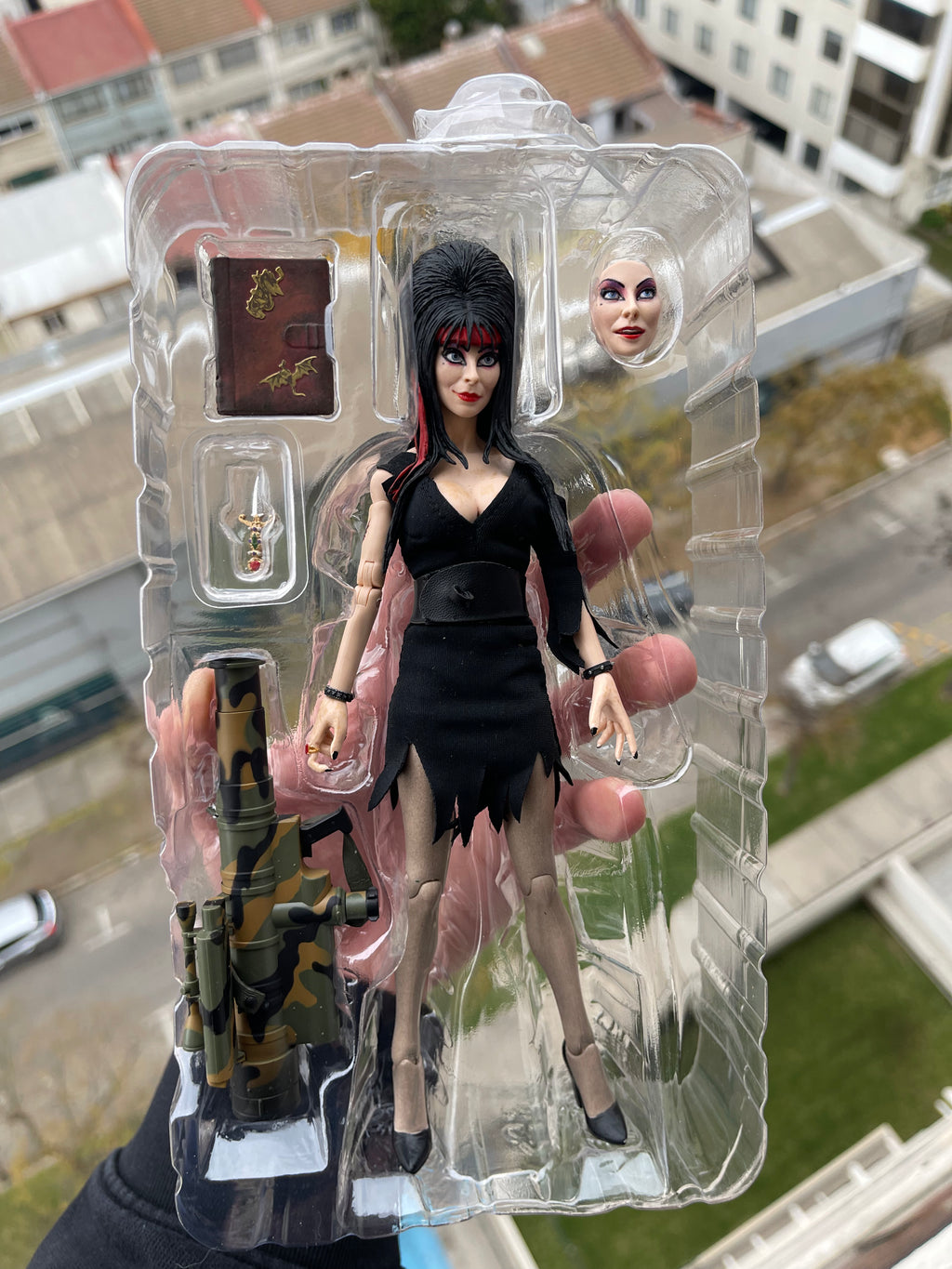 NECA Elvira “Commando” – Retro Clothed 8”