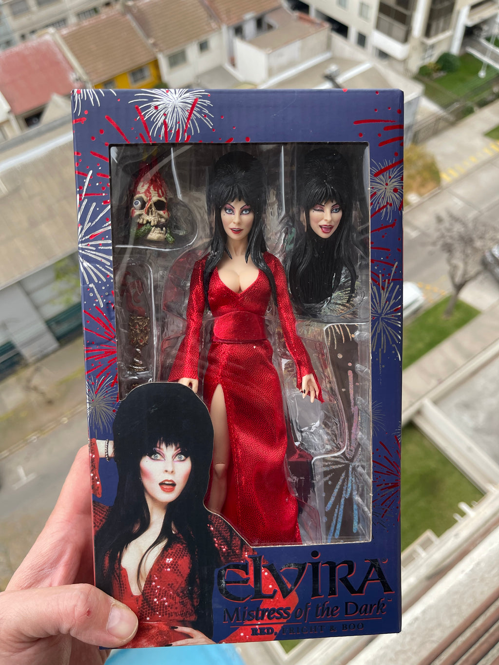 NECA Elvira “Red, Fright & Boo” – Retro Clothed 8”