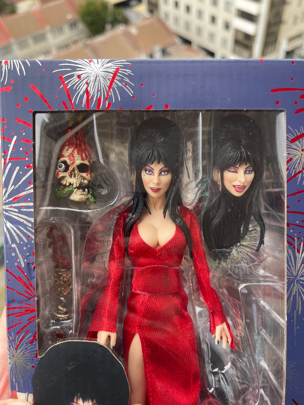 NECA Elvira “Red, Fright & Boo” – Retro Clothed 8”