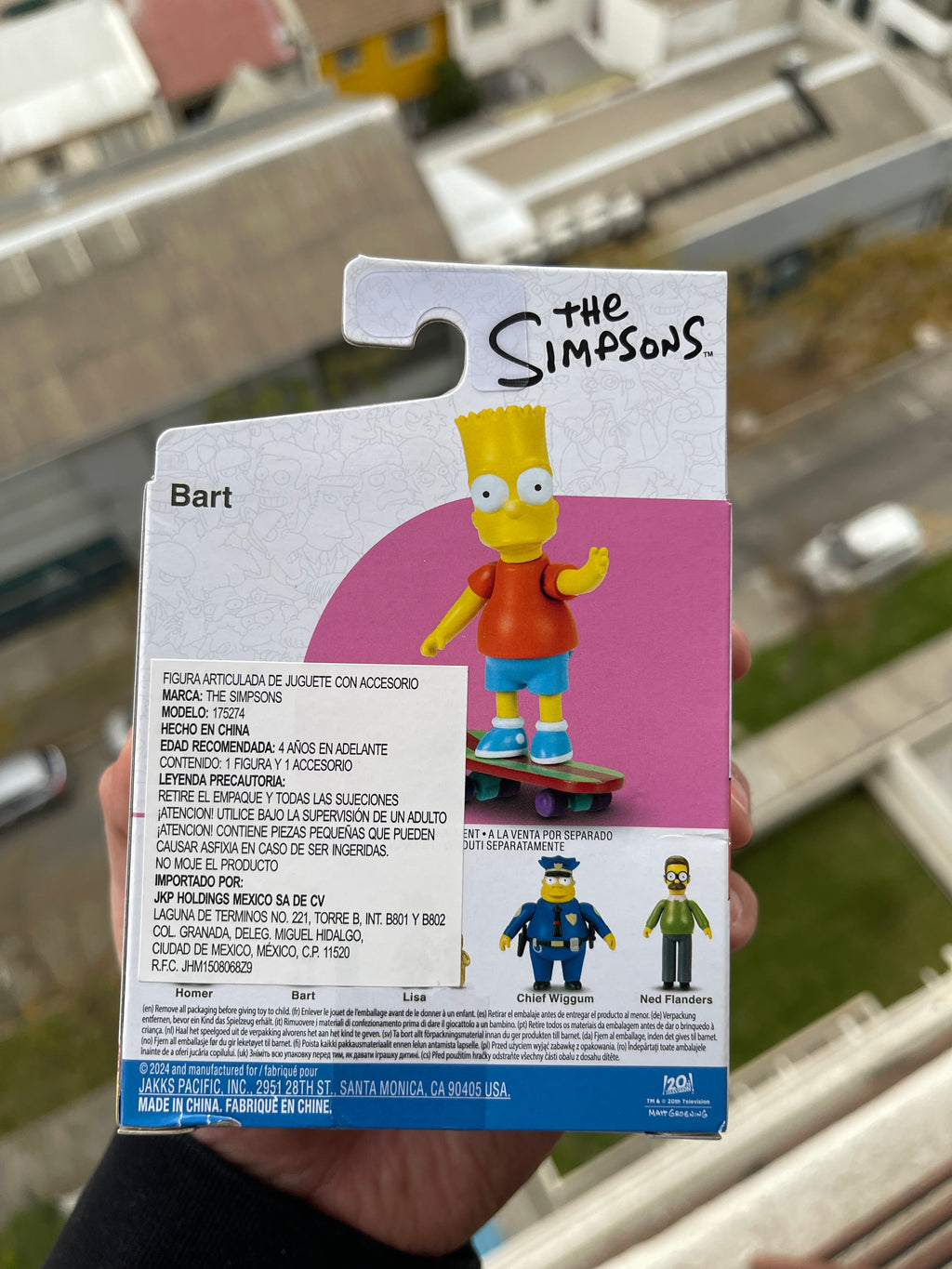 Bart Simpson – Jakks Pacific (The Simpsons, versión pequeña 5 cm aprox.)