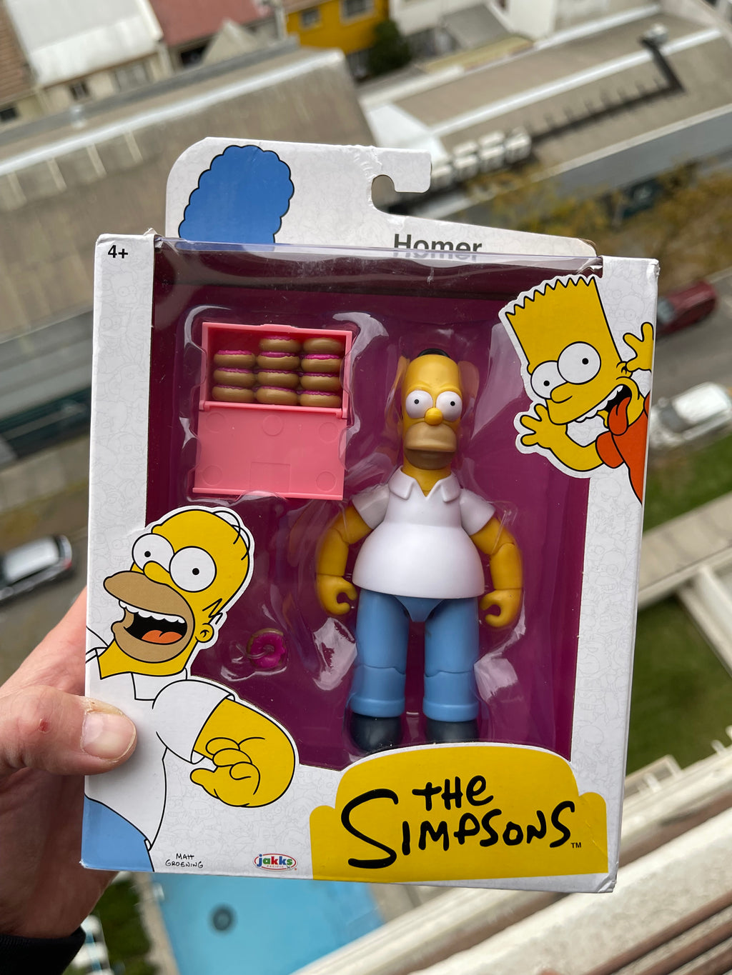 figura Homer Simpson – Jakks Pacific (versión 12 cm aprox.)